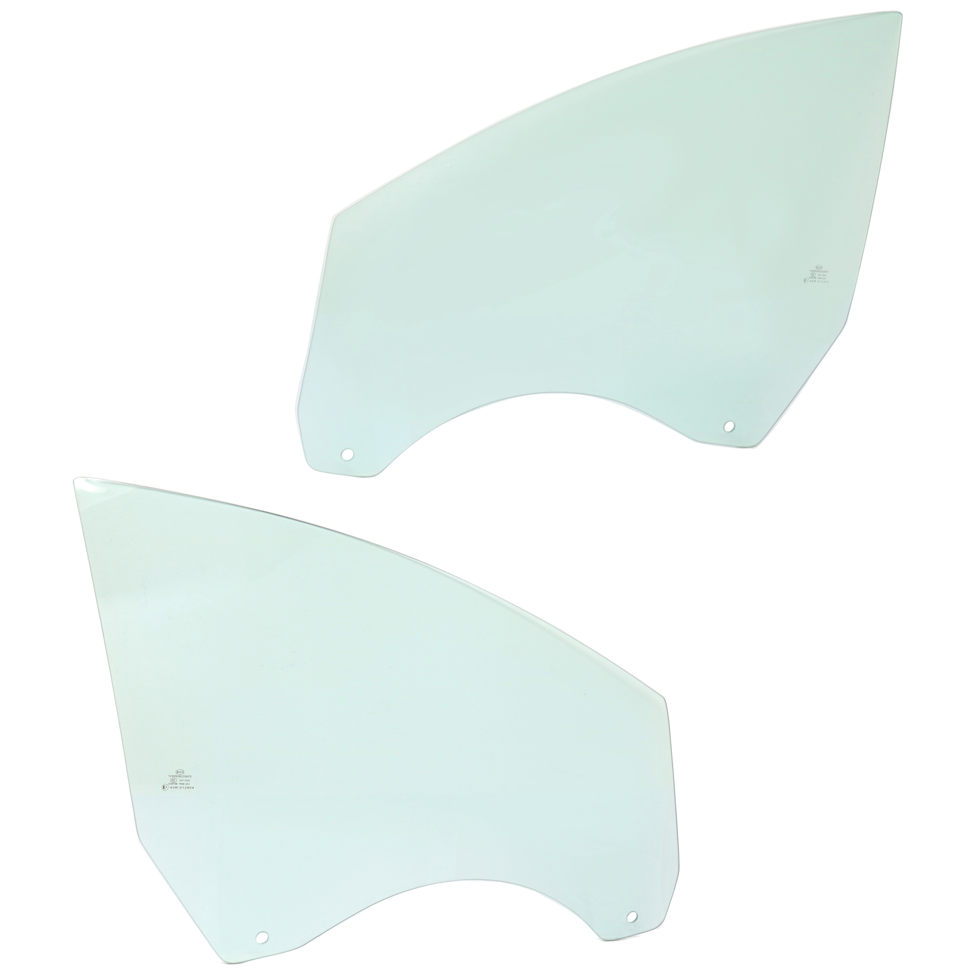 AM FUSION 13-20 POLICE RESPONDER HYBRID 19-20 FRONT DOOR GLASS RH AND LH Green Tint SKU SET JF480151 OEM DS7Z5421410A DD12053GTNN FS7Z5