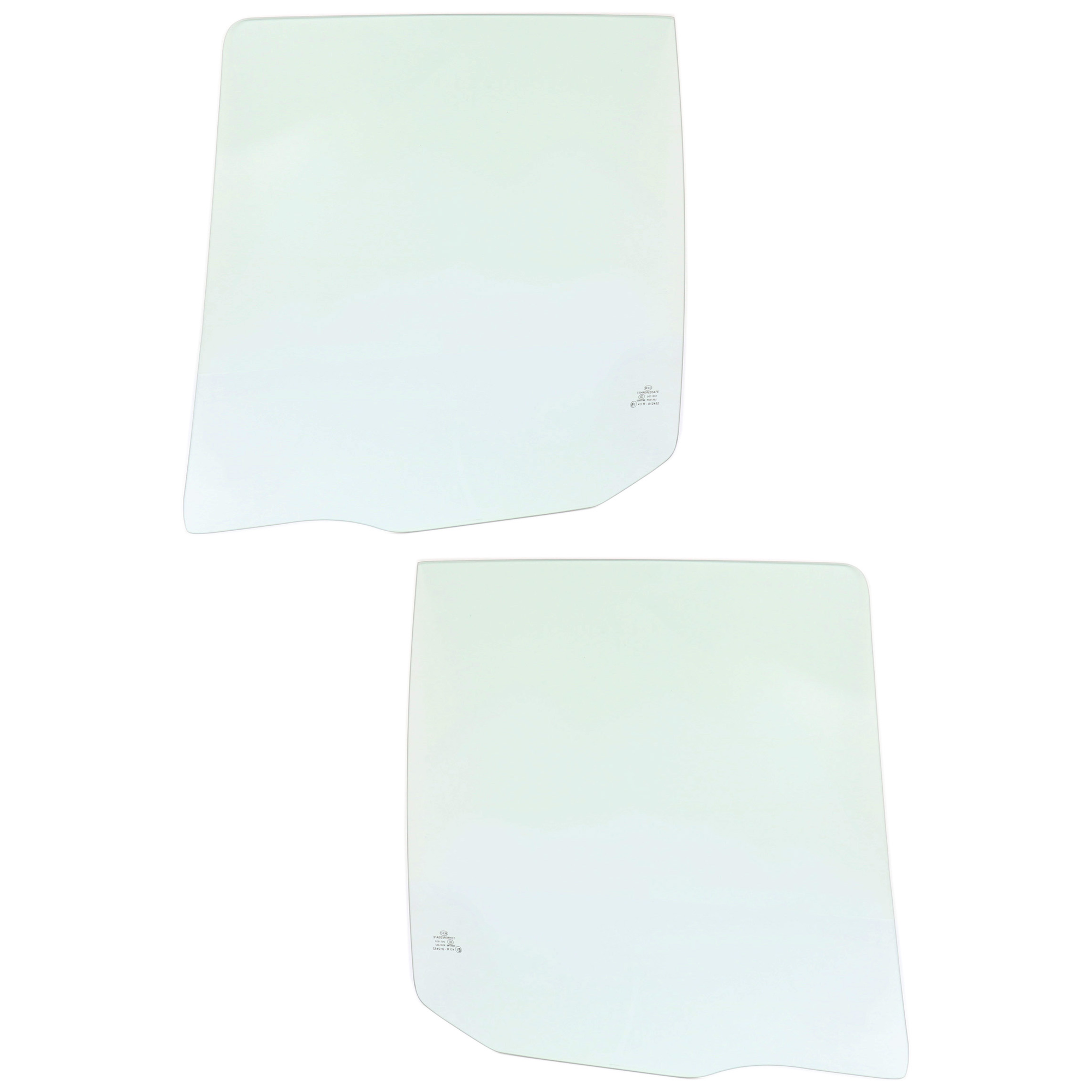 AM FORD EXPLORER 97-01 SPORT TRAC 01-05 MERCURY MOUNTAINEER 97-01 REAR DOOR GLASS RH and LH Green Tint 4 Door SKU SET JF481305 OEM F77Z7825712AA DD09291GTNN F77Z