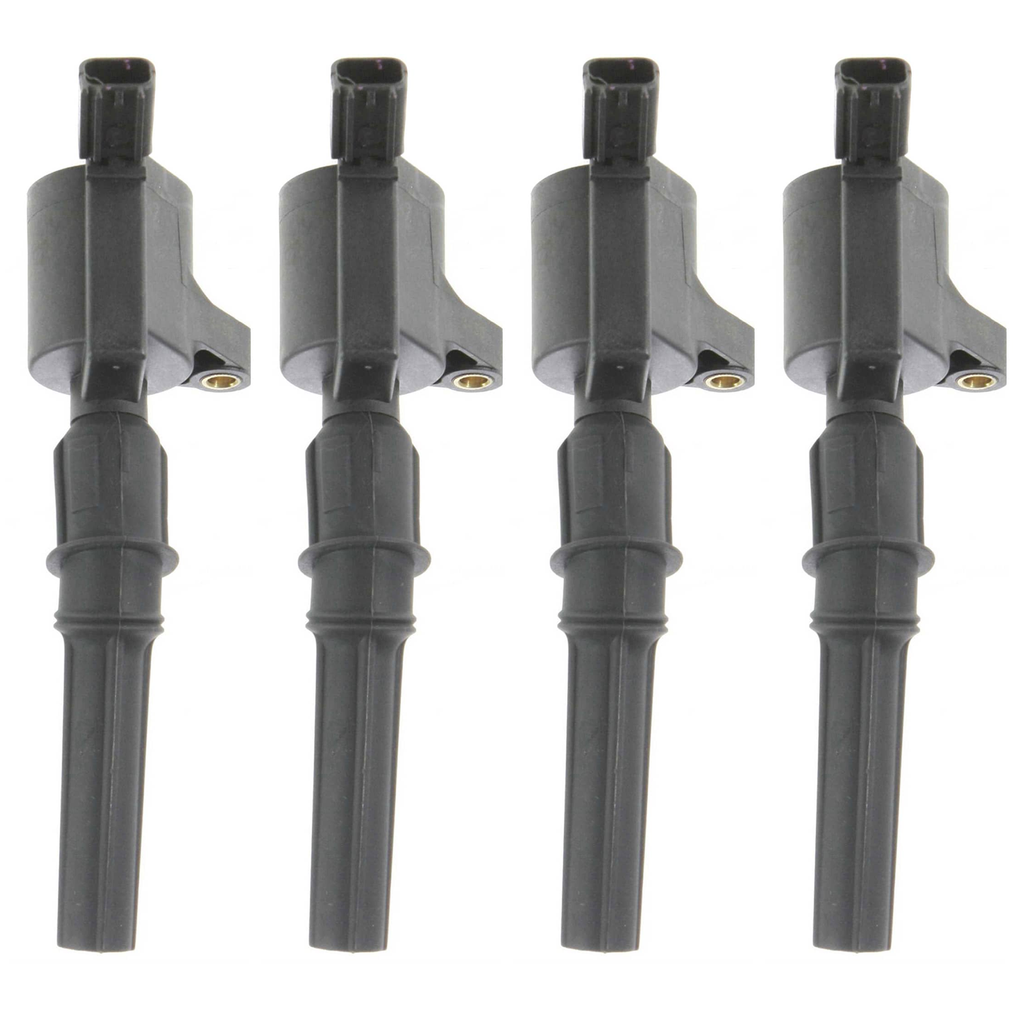 AM EXPEDITION 97-04 E 350 SUPER DUTY 99-19 IGNITION COIL Set of 4-12 Volts Coil on Plug SKU SET JF504607-4