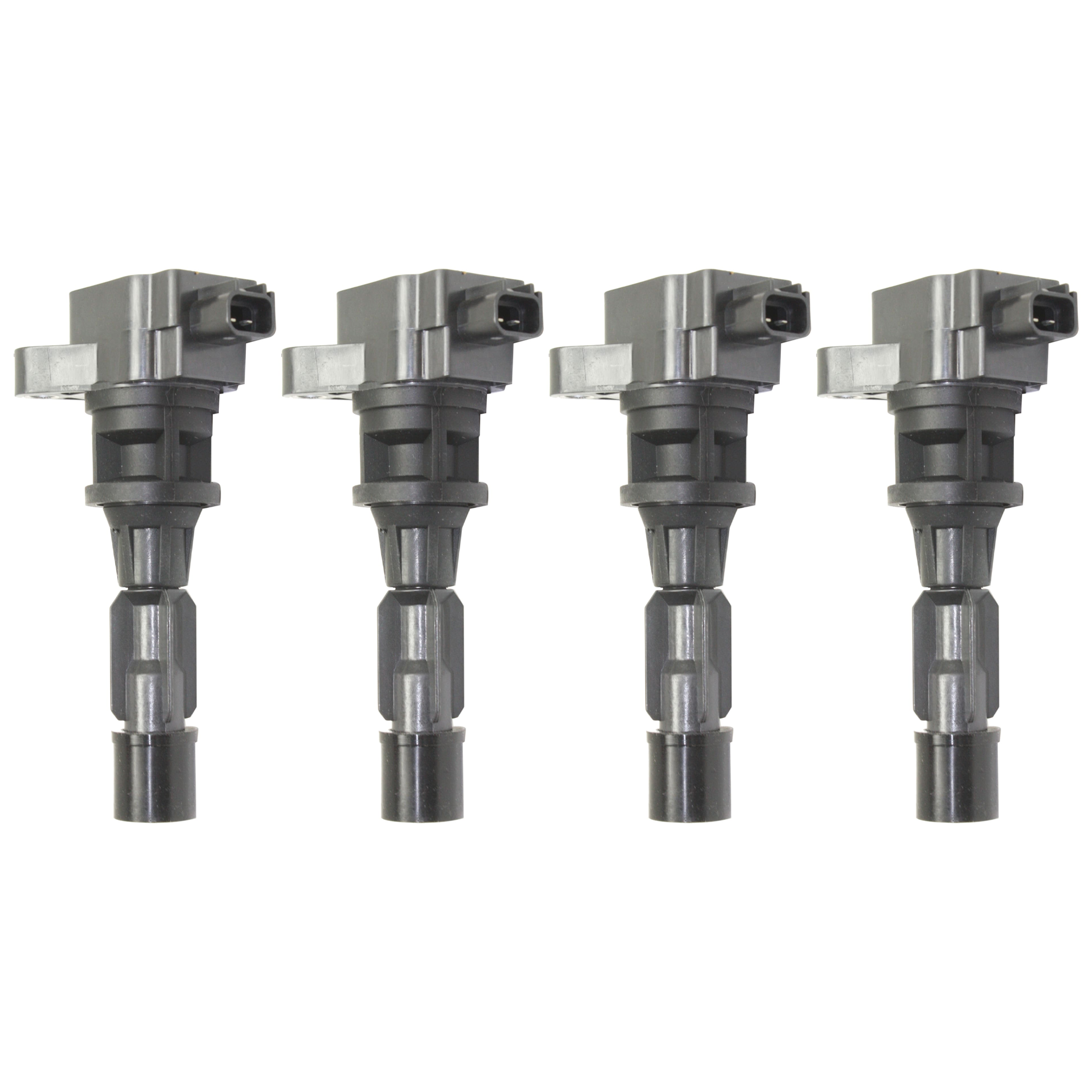 AM FUSION MILAN 06-09 IGNITION COIL 4 Cyl 2.3L 2 Male Terminals Blade Type Direct Ignition Mounting Location 12V Set of 4 SKU SET JF504622-4