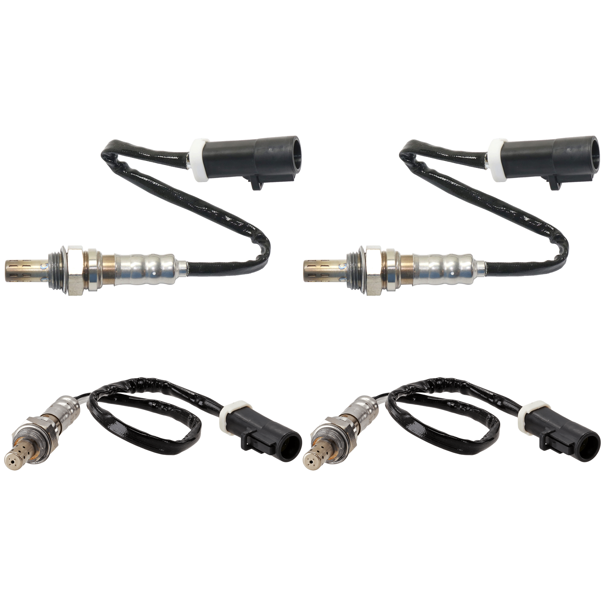 AM E SERIES VAN 99-03 OXYGEN SENSOR Heated 4 Wire Set of 4 SKU SET JF960904 B