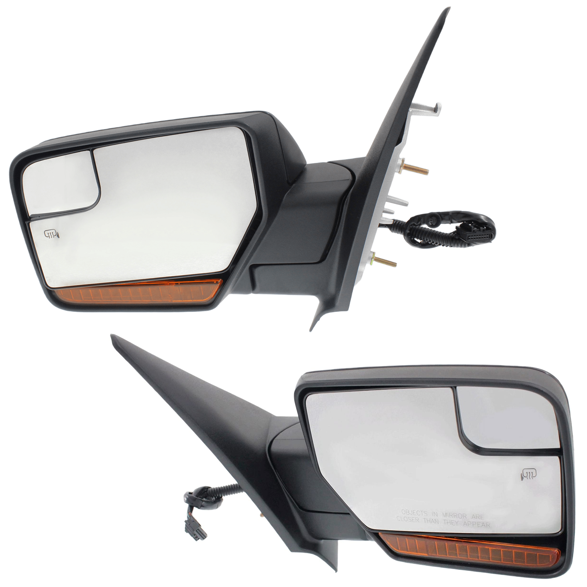 AM EXPEDITION 07-17 MIRROR RH AND LH Non Towing Power Manual Folding Heated Textured w In housing Signal Light and Memory No Auto dimming and BSD SKU SET JFD06ER S Partslink FO1320486 FO1321486 OEM CL1Z17682BA BL1Z17682BA PFM CL