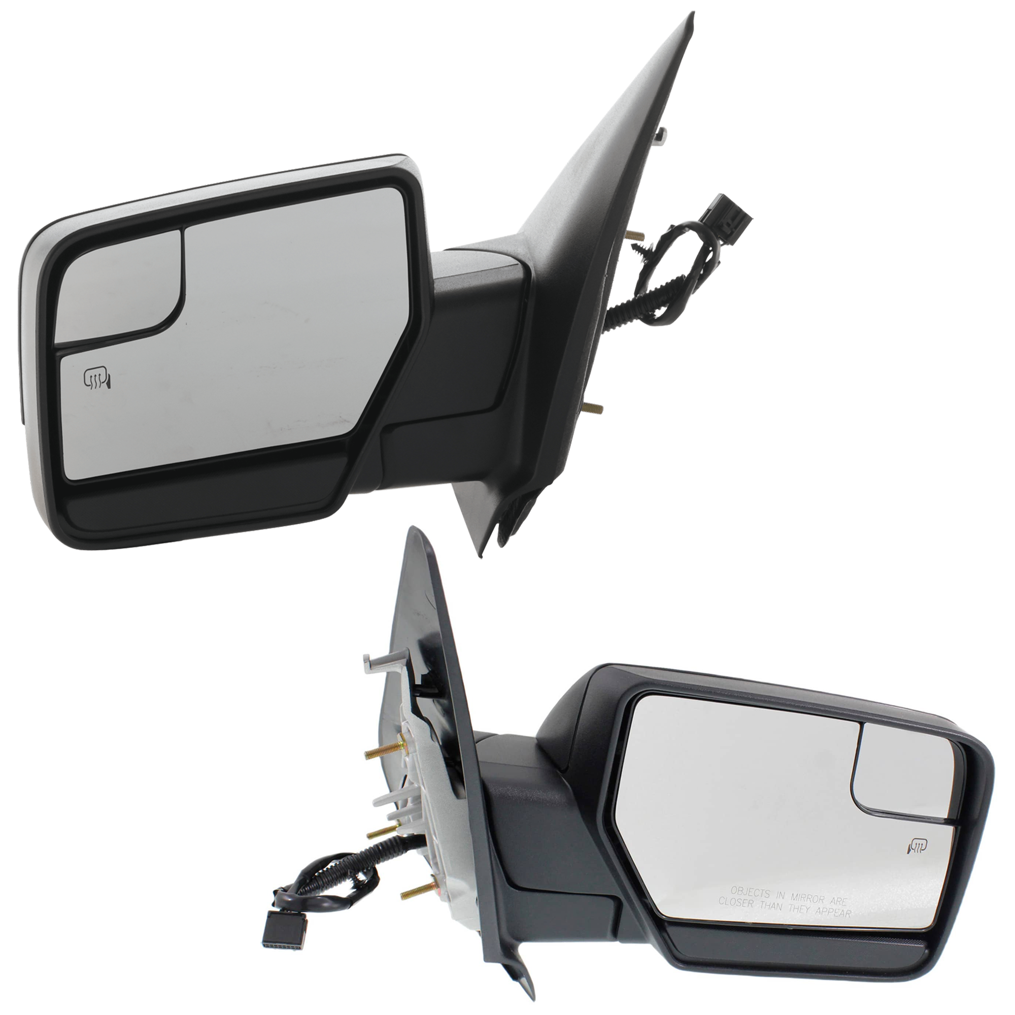 AM EXPEDITION 07-17 MIRROR RH AND LH Non Towing Power Manual Folding Heated BSG Textured No Auto dimming Memory and Signal Light SKU SET JFD06ER Partslink FO1320485 FO1321485 OEM CL1Z17682AA 8L1Z17682DA PFM BL