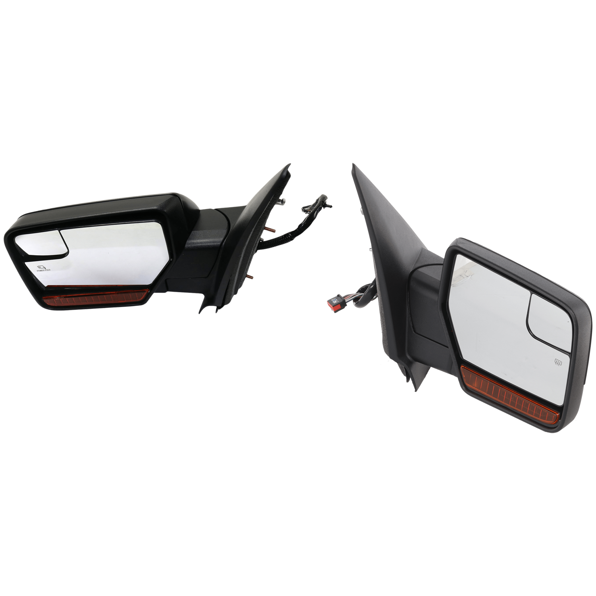 AM EXPEDITION NAVIGATOR 12-14 MIRROR RH AND LH Non Towing Power Power Folding Heated Paintable w In housing Signal Light and Memory No Auto dimming and BSD SKU SET JFD07ER S Partslink FO1320504 OEM CL1Z17682CBPTM PFM CL1Z17683CA