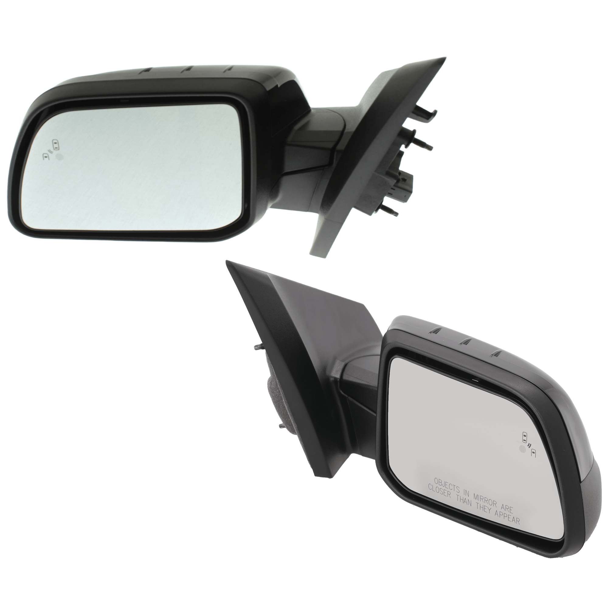 AM EDGE 11-14 MIRROR RH AND LH Power Manual Folding Heated Paintable w BSD in Glass No Auto dimming Memory and Signal Light SKU SET JFD09ER Partslink FO1320500 FO1320502 FO1321500 FO1321502 OEM CT4Z17682FAPTM CT4Z17682CAPTM