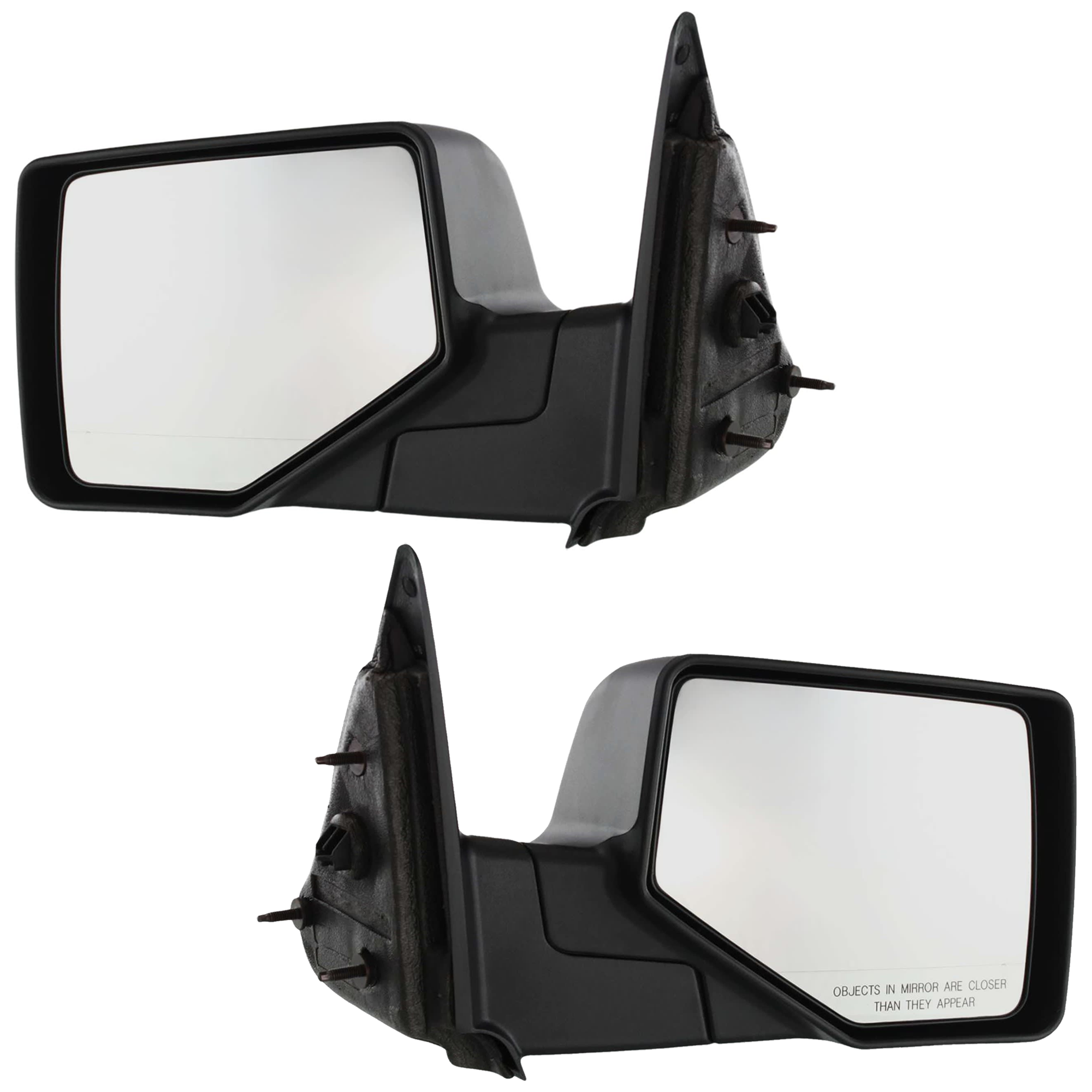 AM RANGER 06-11 MIRROR RH AND LH Manual Adjust Manual Folding Non Heated Textured SKU SET JFD101R Partslink FO1320283 FO1321283 OEM 8L5Z17682BA 8L5Z17683BA