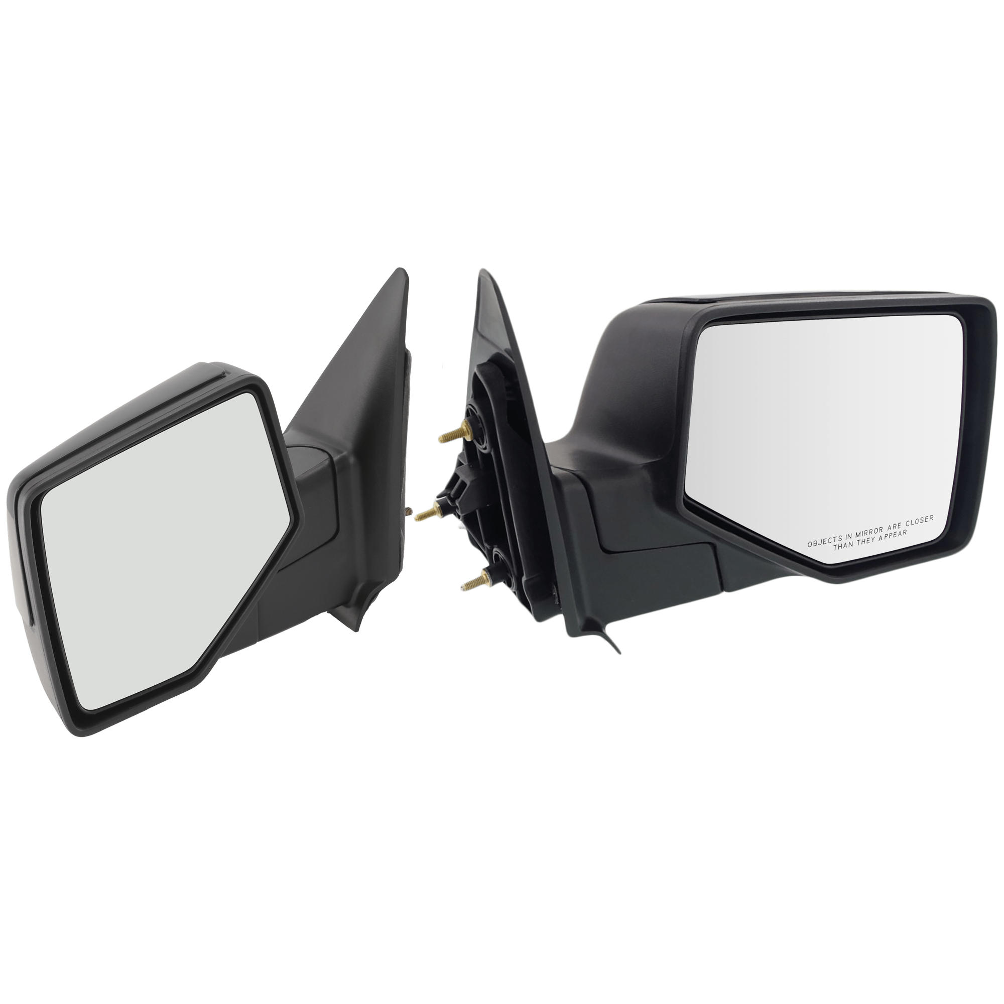 AM RANGER 06-11 MIRROR RH AND LH Manual Adjust Manual Folding Non Heated Chrome Paintable 2 Caps SKU SET JFD102R OEM 8L5Z17682BA PFM 8L5Z17683BA PF
