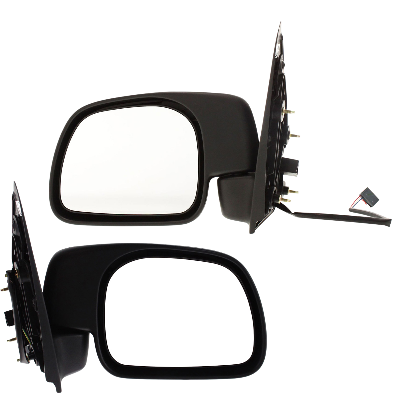 AM F SERIES SUPER DUTY 08-10 MIRROR RH AND LH Non Towing Power Manual Folding Non Heated Textured No Memory and Signal Light SKU SET JFD113ER Partslink FO1320309 FO1321309 OEM 7C3Z17682HA 7C3Z17683HA
