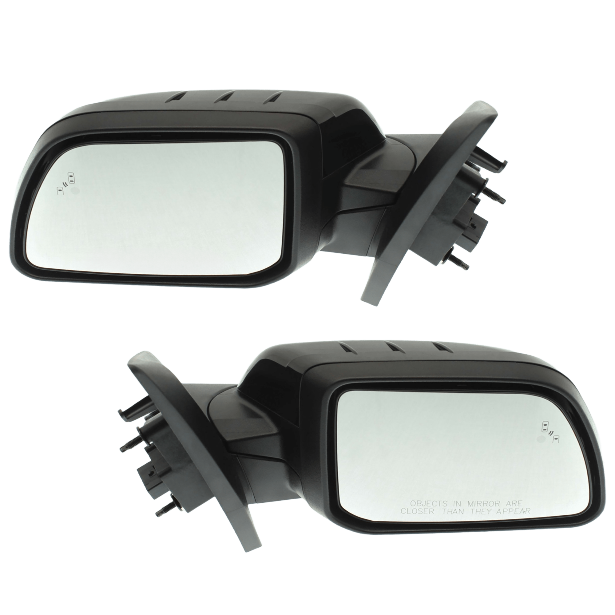 AM EDGE 11-14 MIRROR RH AND LH Power Manual Folding Heated Paintable w BSD in Glass and In housing Signal Light No Auto dimming and Memory SKU SET JFD12ER S OEM CT4Z17682CAPTM PFM CT4Z17682FA