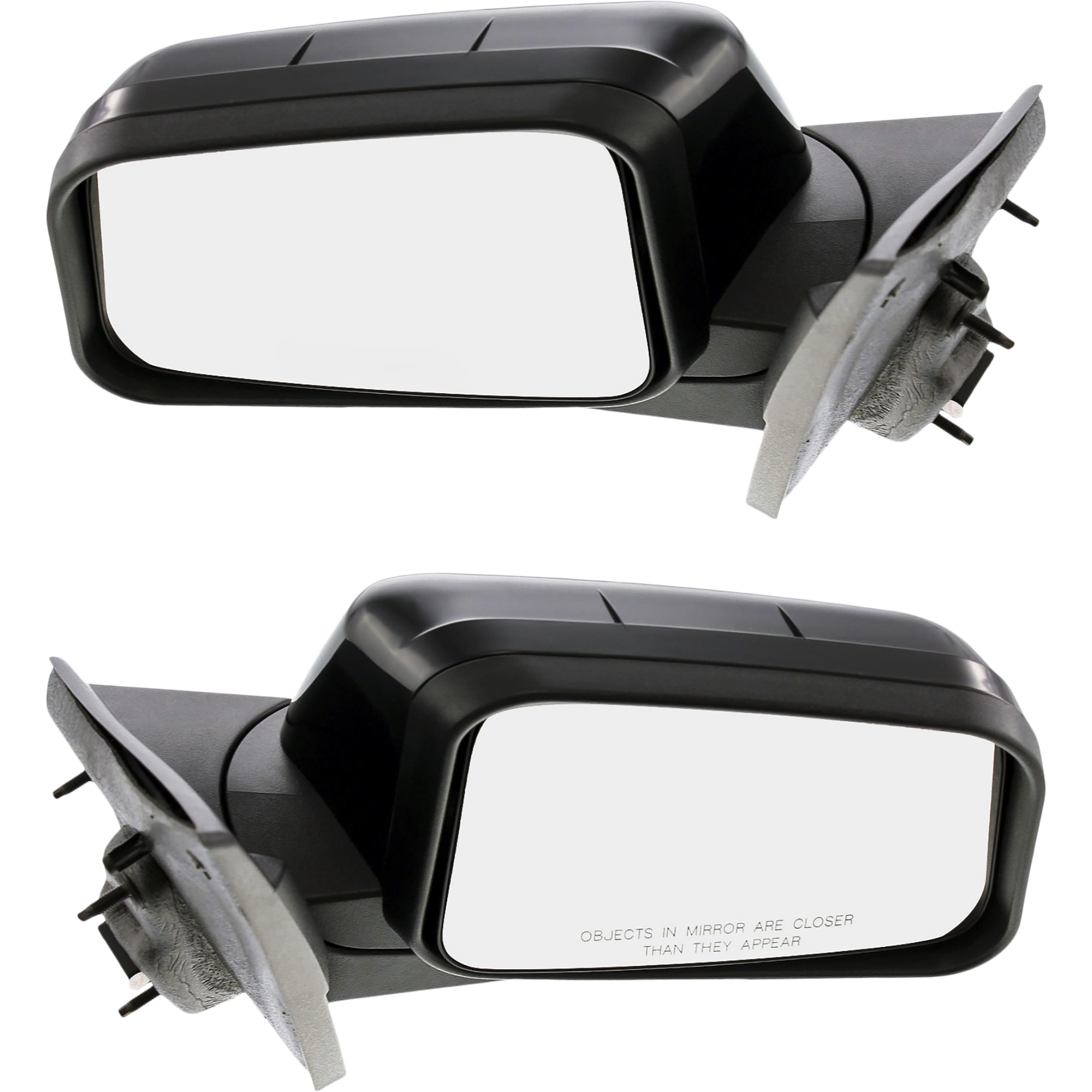 AM EDGE 07-07 MIRROR RH AND LH Power Manual Folding Non Heated Paintable No Auto dimming BSD Memory and Signal Light SKU SET JFD137ER Partslink FO1320320 FO1321320 OEM 7T4Z17682BC 7T4Z17683BC