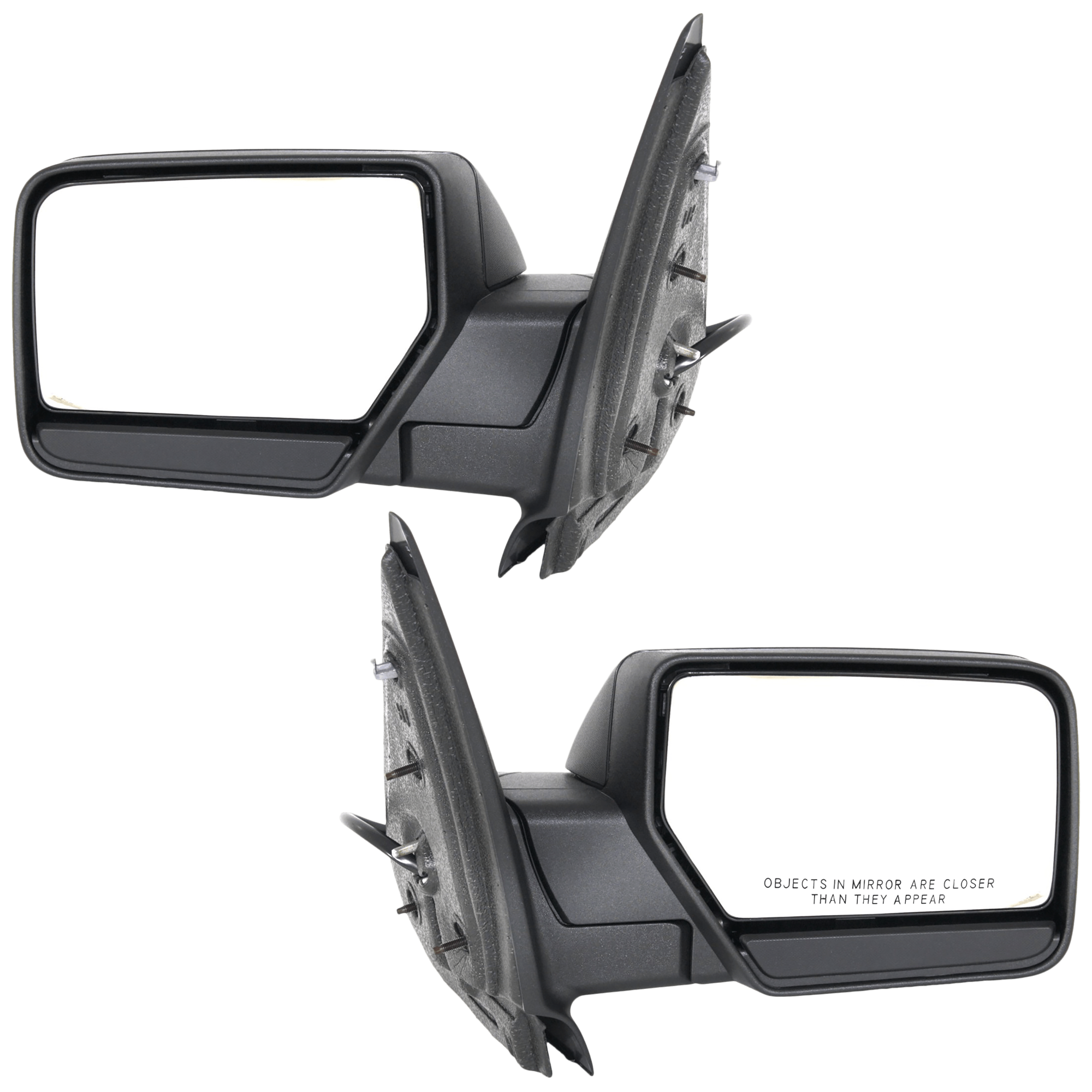 AM EXPEDITION 07-14 MIRROR RH AND LH Non Towing Power Manual Folding Non Heated Textured No Auto dimming BSD Memory and Signal Light SKU SET JFD154ER Partslink FO1320382 FO1321382 OEM 7L1Z17682EA CL1Z17682AA PFM 7L