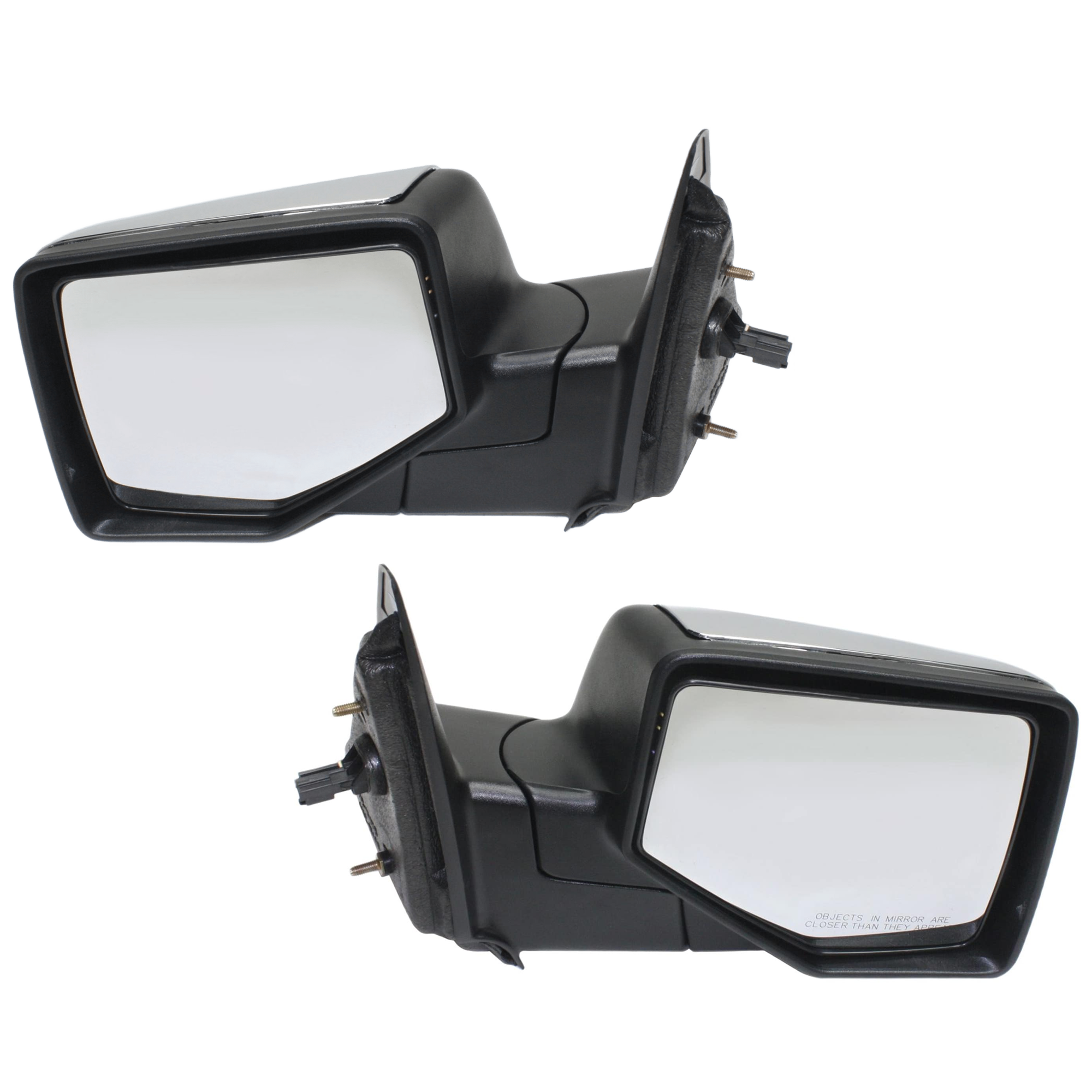 AM RANGER 06-11 MIRROR RH AND LH Power Manual Folding Non Heated Chrome SKU SET JFD167CR OEM 6L5Z17682DA 8L5Z17682DA 6L2Z17