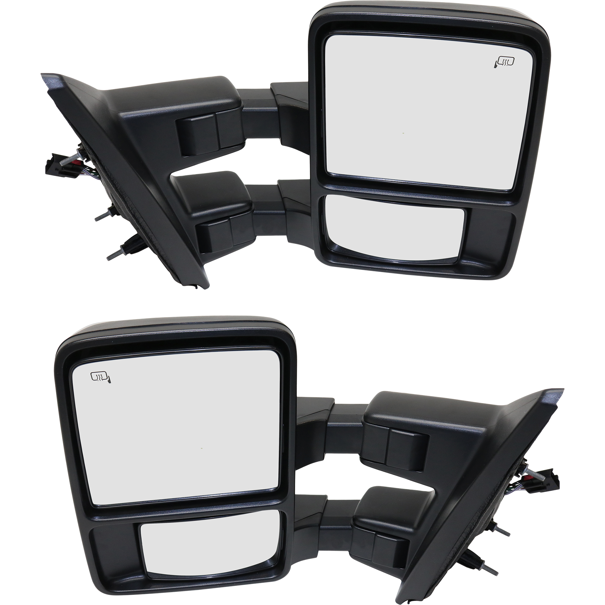 AM F 150-13-14 TOWING MIRROR RH AND LH Power Power Folding Heated Textured w Memory and Signal Light Exc. SVT Raptor Model SKU SET JFD169ER S Partslink FO1320479 FO1321479 OEM DL3Z17682AA PFM DL3Z17683AA PF