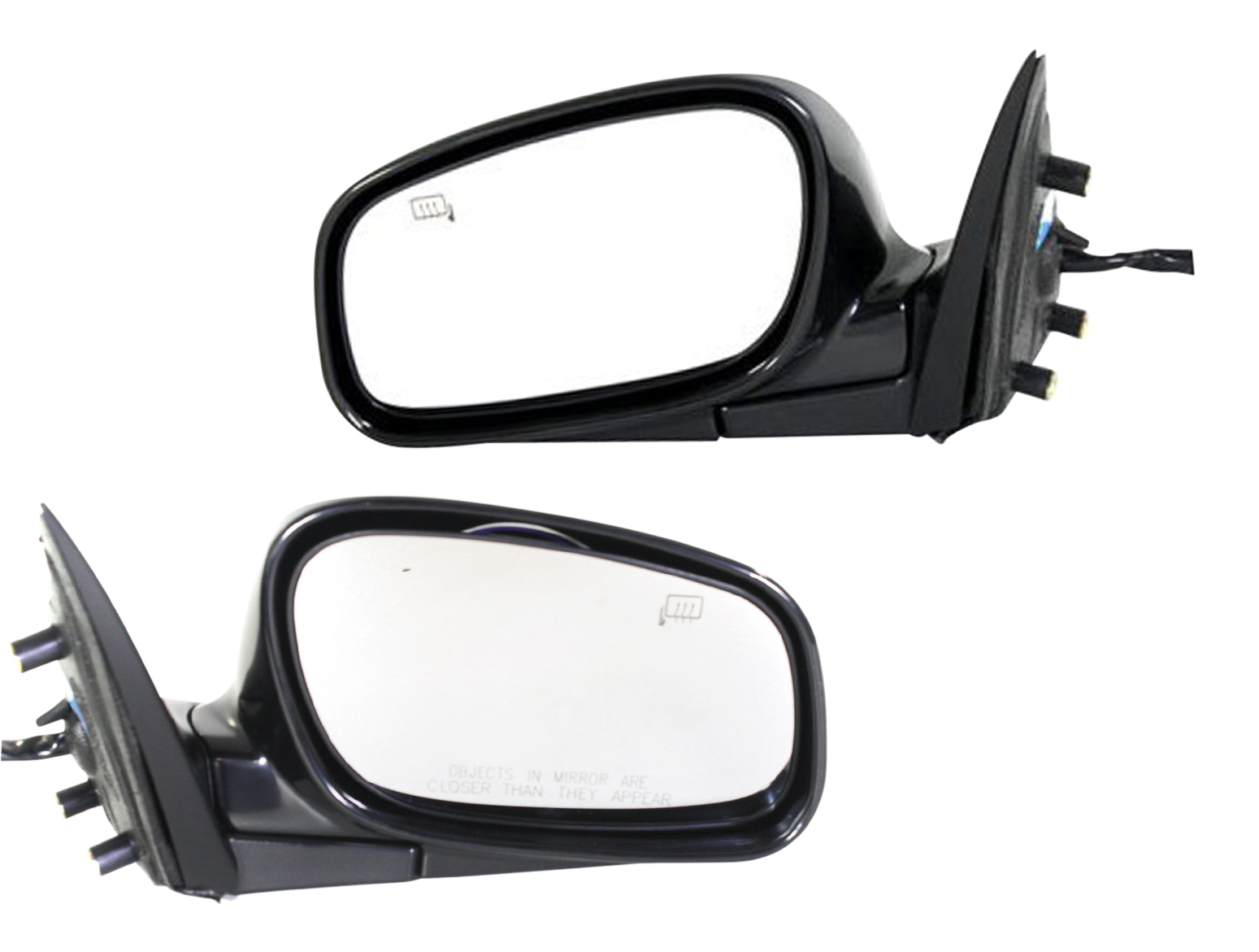 AM TOWN CAR 98-02 MIRROR RH AND LH Power Manual Folding Heated Paintable w Memory SKU SET JFD192ER Partslink FO1320256 FO1321259 OEM XW1Z17682CA XW1Z17682DA