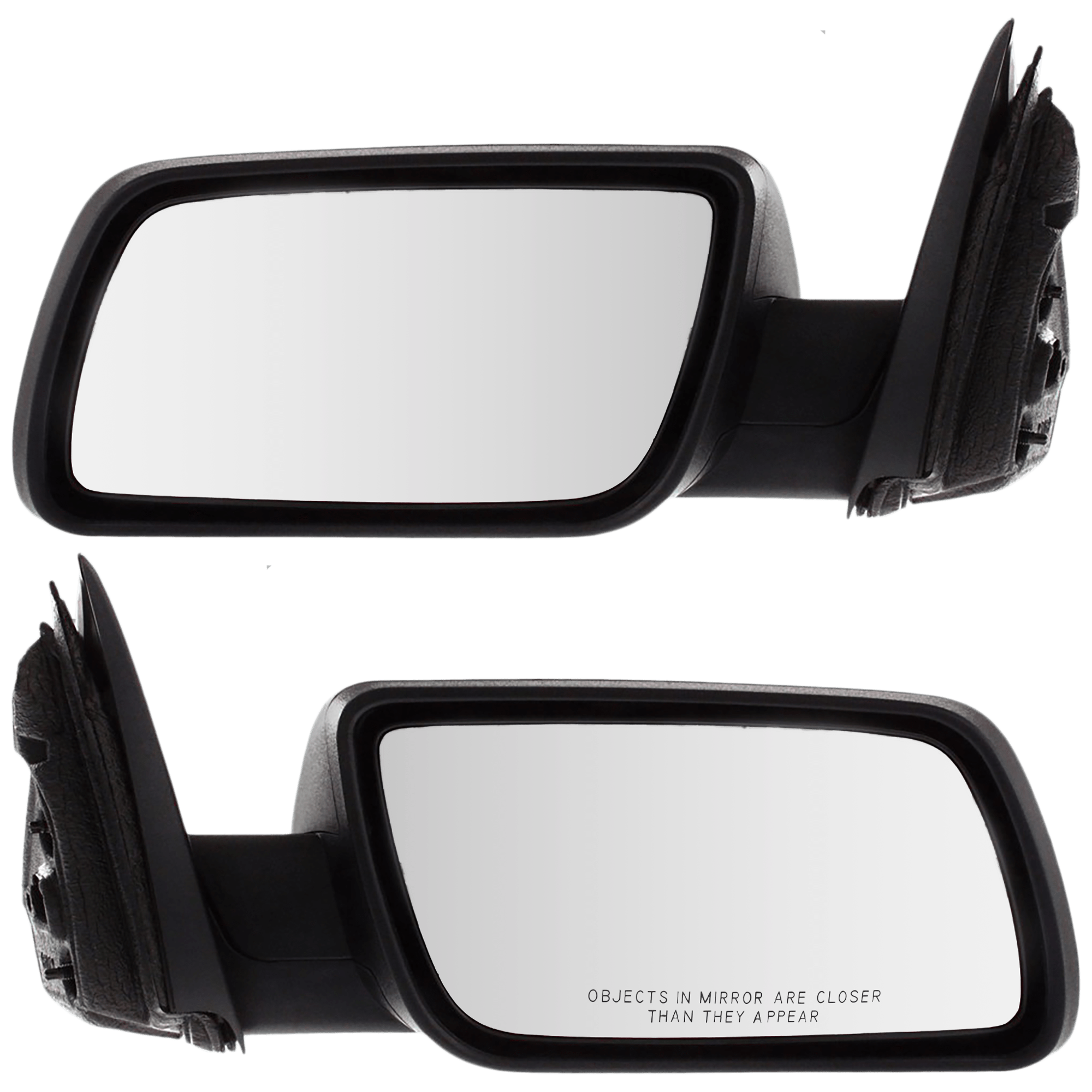 AM FLEX 09-12 MIRROR RH AND LH Power Manual Folding Non Heated Textured No Memory and Puddle Light SKU SET JFD196ER Partslink FO1320358 FO1321358 OEM 8A8Z17682AA 8A8Z17683AA