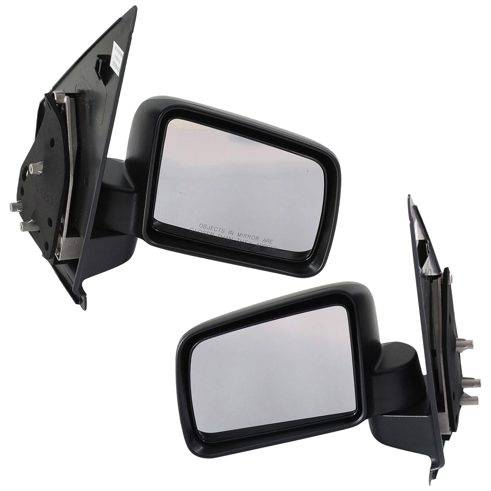 AM TRANSIT CONNECT 10-10 MIRROR RH AND LH Non Towing Manual Adjust Manual Folding Non Heated Textured SKU SET JFD199R Partslink FO1320379 FO1321379 OEM 9T1Z17682A PFM 9T1Z17683A PFM