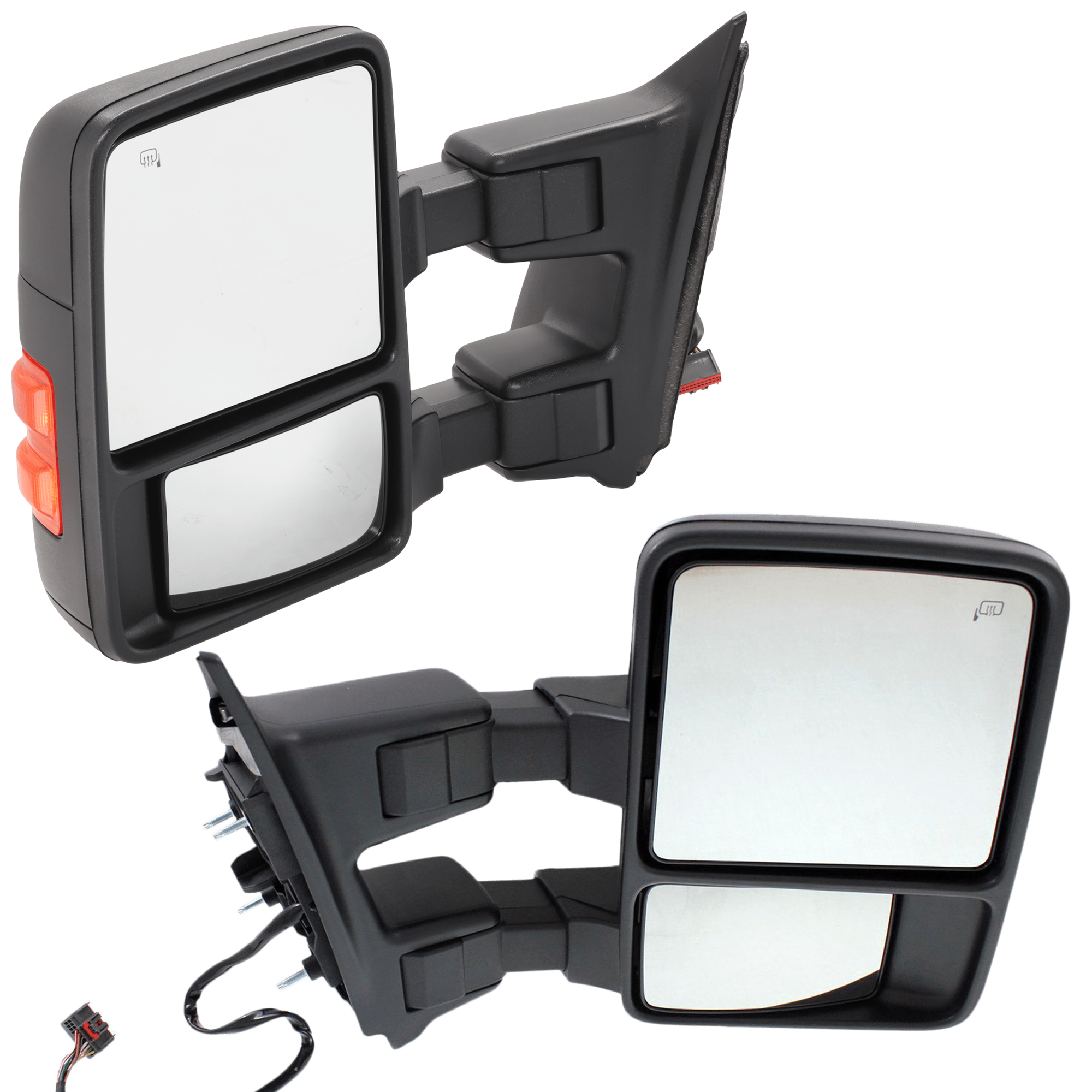 AM Mirror SKU SET JFD19ER S M Partslink FO1320341 FO1321356 OEM 7C3Z17682EB 8C3Z17683BC