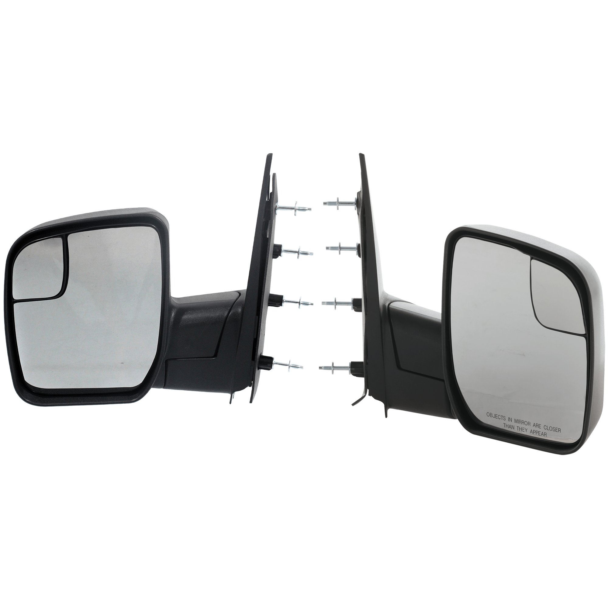 AM ECONOLINE VAN 10-14 MIRROR RH AND LH Non Towing Manual Adjust Manual Folding Non Heated Textured No Auto dimming BSD Memory and Signal Light SKU SET JFD205R Partslink FO1320395 FO1321395 OEM AC2Z17682BA AC2Z17683BA