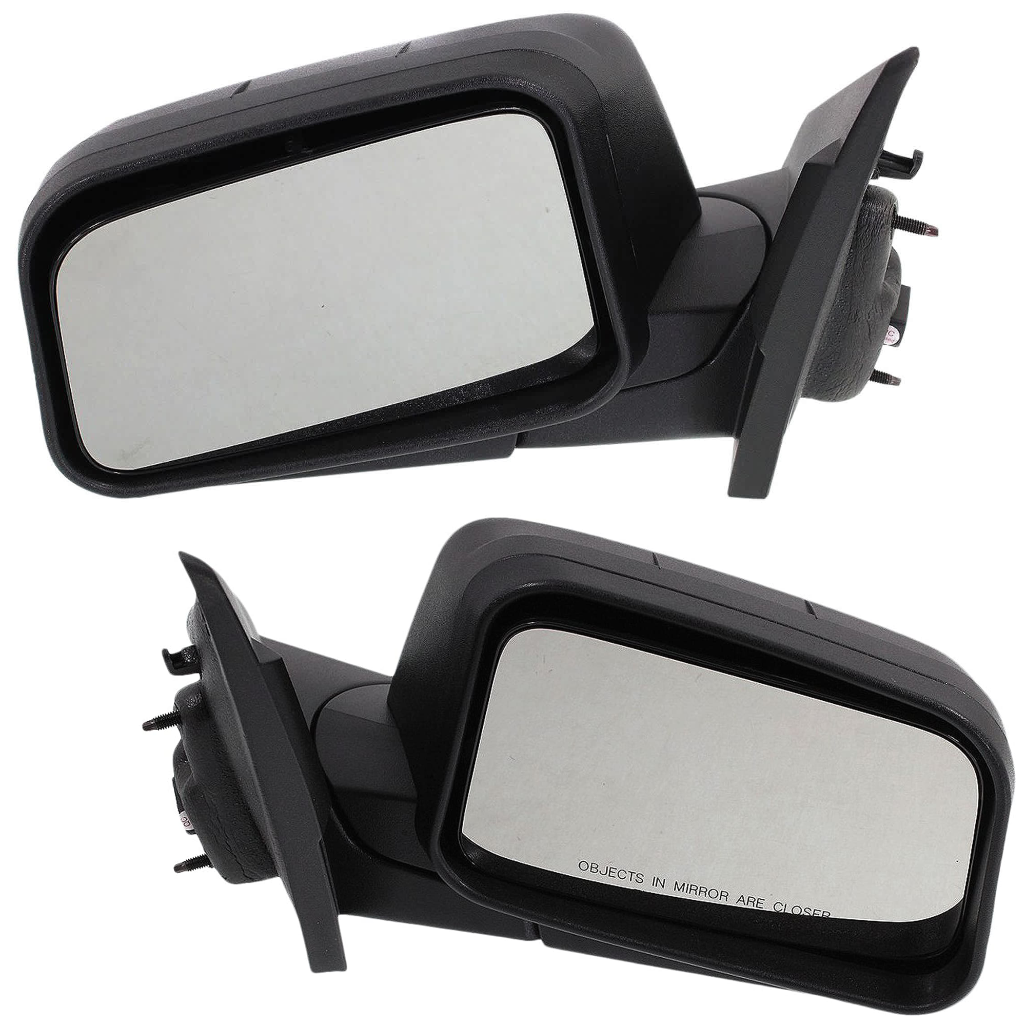 AM EDGE 07-07 MIRROR RH AND LH Power Manual Folding Non Heated Textured No Auto dimming BSD Memory and Signal Light SKU SET JFD210ER Partslink FO1320280 FO1321280 OEM 7T4Z17682AB 7T4Z17683AB
