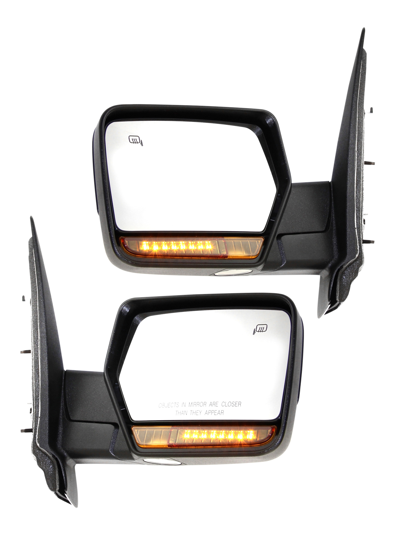 AM EXPEDITION 11-11 MIRROR RH AND LH Non Towing Power Non Folding Heated Textured w In housing Signal Light and Memory No Auto dimming and BSD SKU SET JFD213ER S Partslink FO1320399 FO1321399 OEM BL1Z17682BA CL1Z17682BA PFM BL