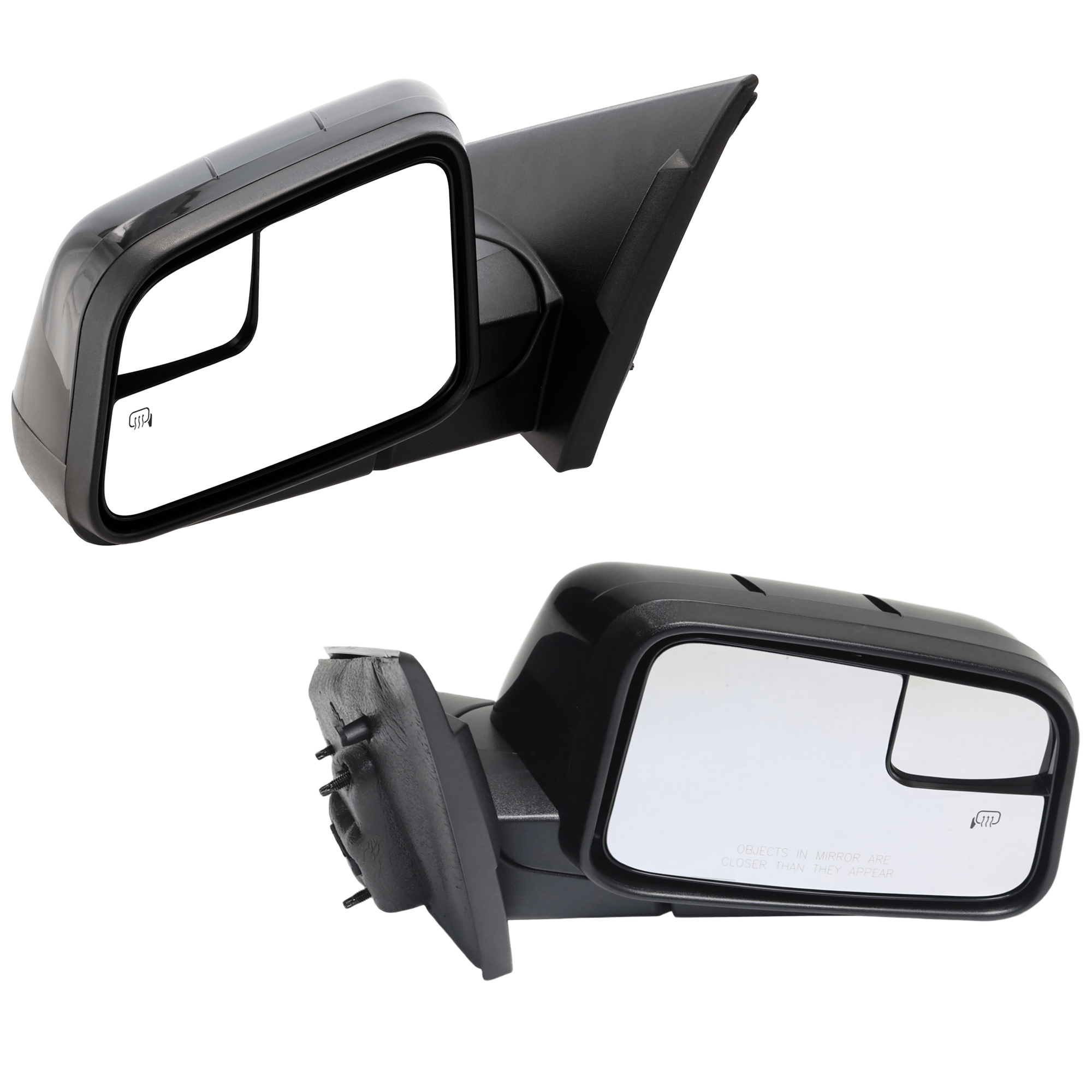 AM EDGE 09-11 MIRROR RH AND LH Power Heated Manual Folding Paintable w Blind Spot Glass and Memory No Auto dimming and Signal Light SKU SET JFD215ER Partslink FO1320469 FO1321469 OEM AT4Z17682CAPTM AT4Z17683CAPTM