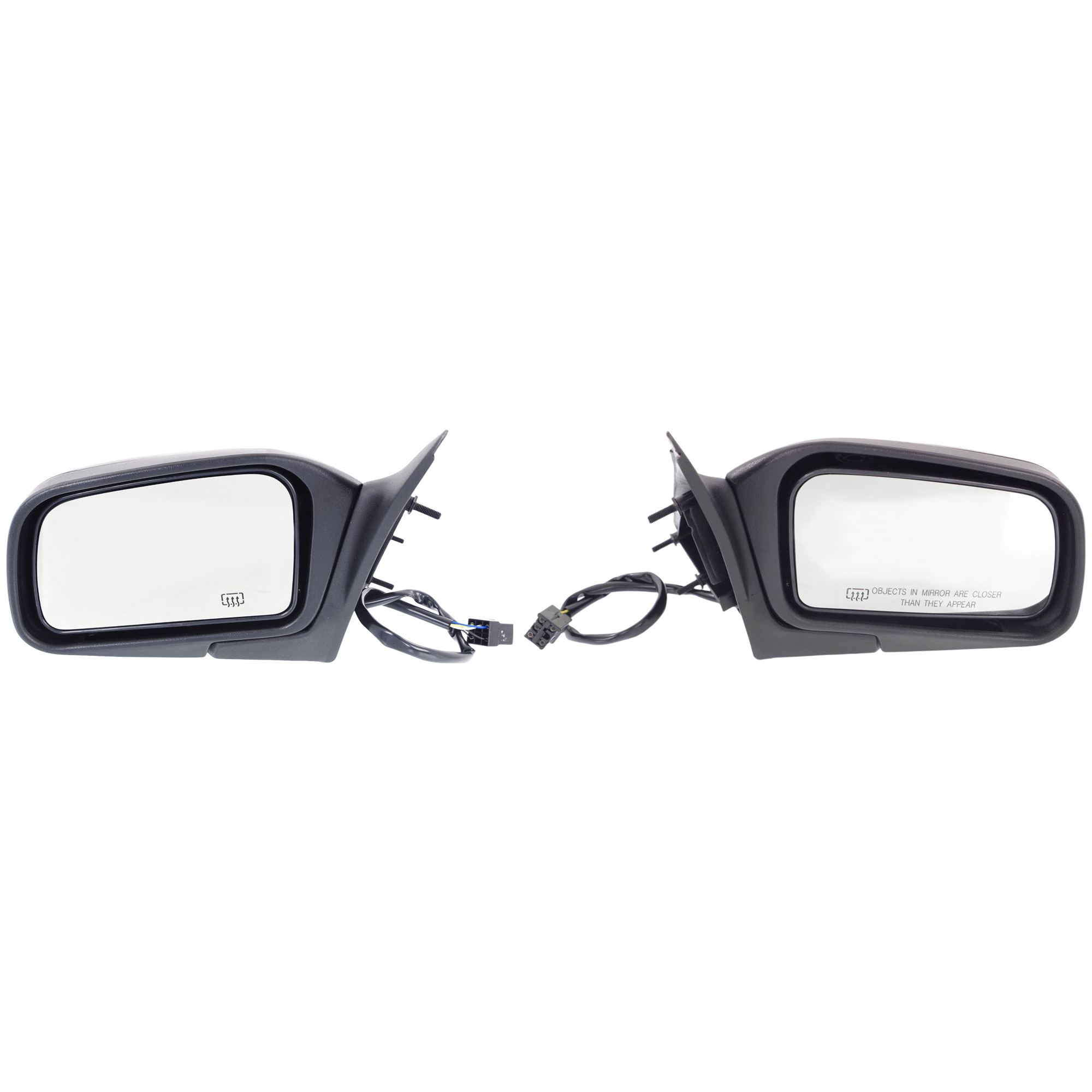 AM CROWN VICTORIA GRAND MARQUIS 95-96 MIRROR RH AND LH Power Manual Folding Heated Paintable SKU SET JFD22ER Partslink FO1320129 FO1321129 OEM F6AZ17682AA F6AZ17682BA