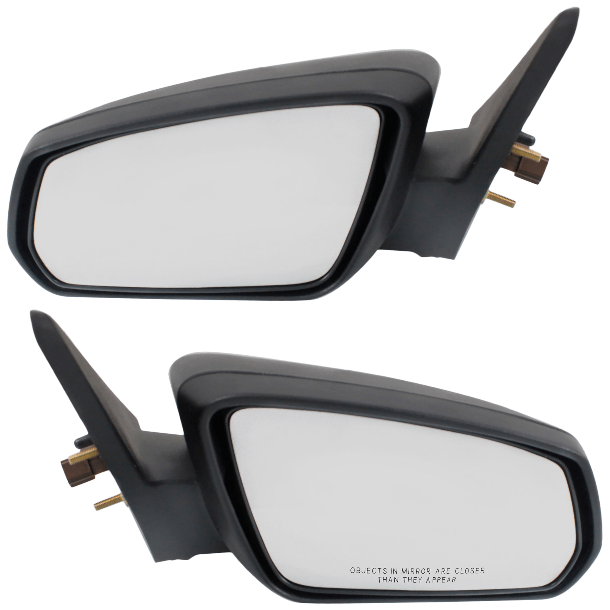AM MUSTANG 10-10 MIRROR RH AND LH Power Non Folding Non Heated Paintable Textured 2 Caps SKU SET JFD231ER Partslink FO1320402 FO1321402 OEM AR3Z17682AA PFM AR3Z17683AA PF