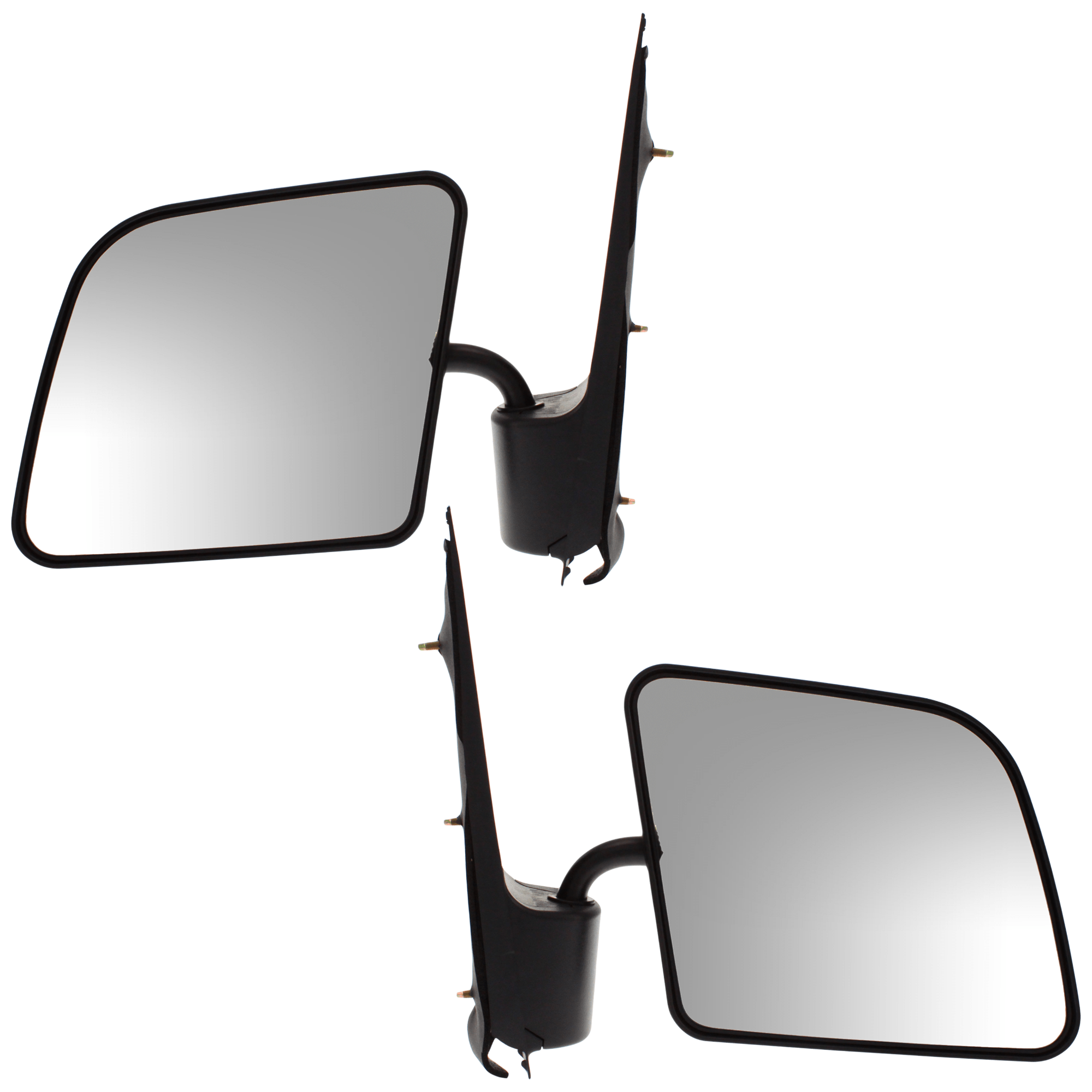 AM ECONOLINE VAN 92-07 MIRROR RH AND LH Non Towing Manual Adjust Manual Folding Non Heated Textured No Auto dimming BSD Memory and Signal Light Swing Lock Type Flat Glass SKU SET JFD23R Partslink FO1320172 FO1321172 OEM F4UZ17682C F4UZ17683A
