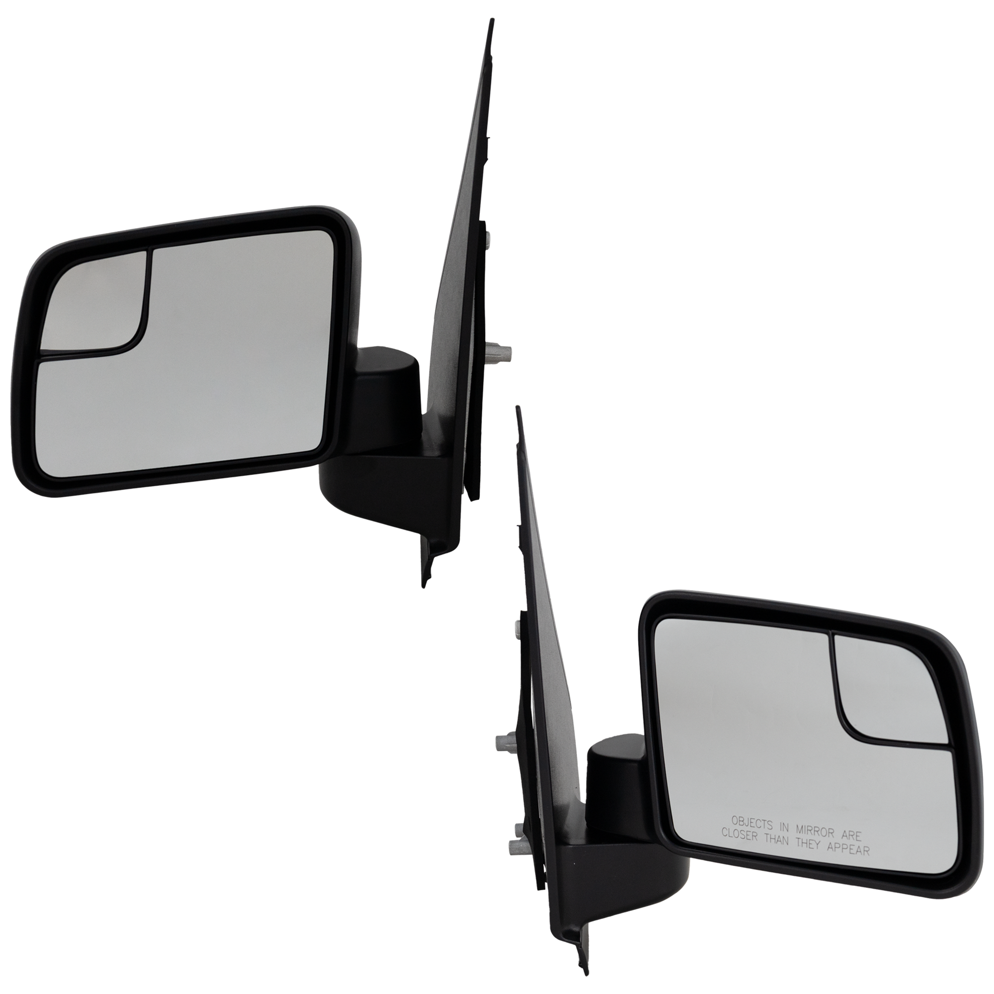 AM TRANSIT CONNECT 11-13 MIRROR RH AND LH Non Towing Manual Adjust Manual Folding Non Heated Textured SKU SET JFD245R Partslink FO1320441 FO1321441 OEM BT1Z17682A BT1Z17683A