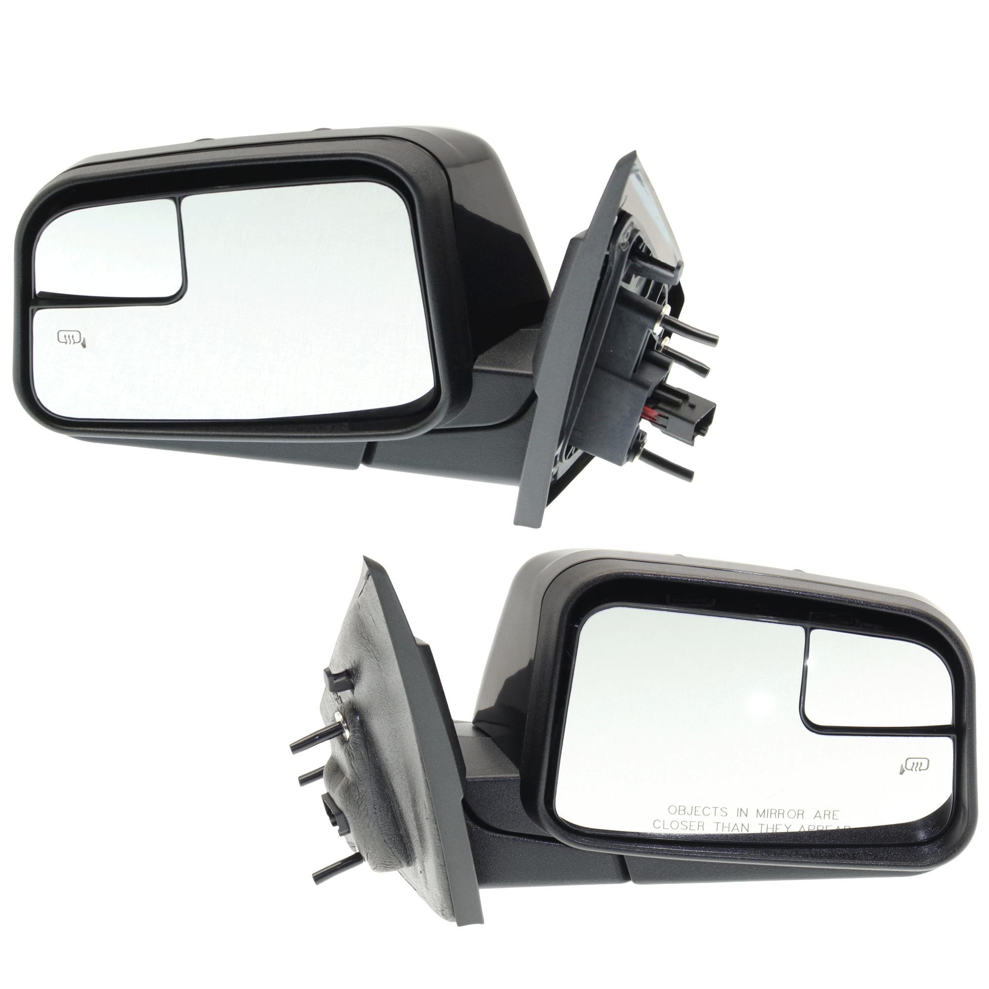 AM EDGE 11-11 MIRROR RH AND LH Power Manual Folding Heated Paintable w Blind Spot Glass No Auto dimming Memory and Signal Light SKU SET JFD272ER Partslink FO1320468 FO1321468 OEM BT4Z17682FAPTM PFM BT4Z17683FA