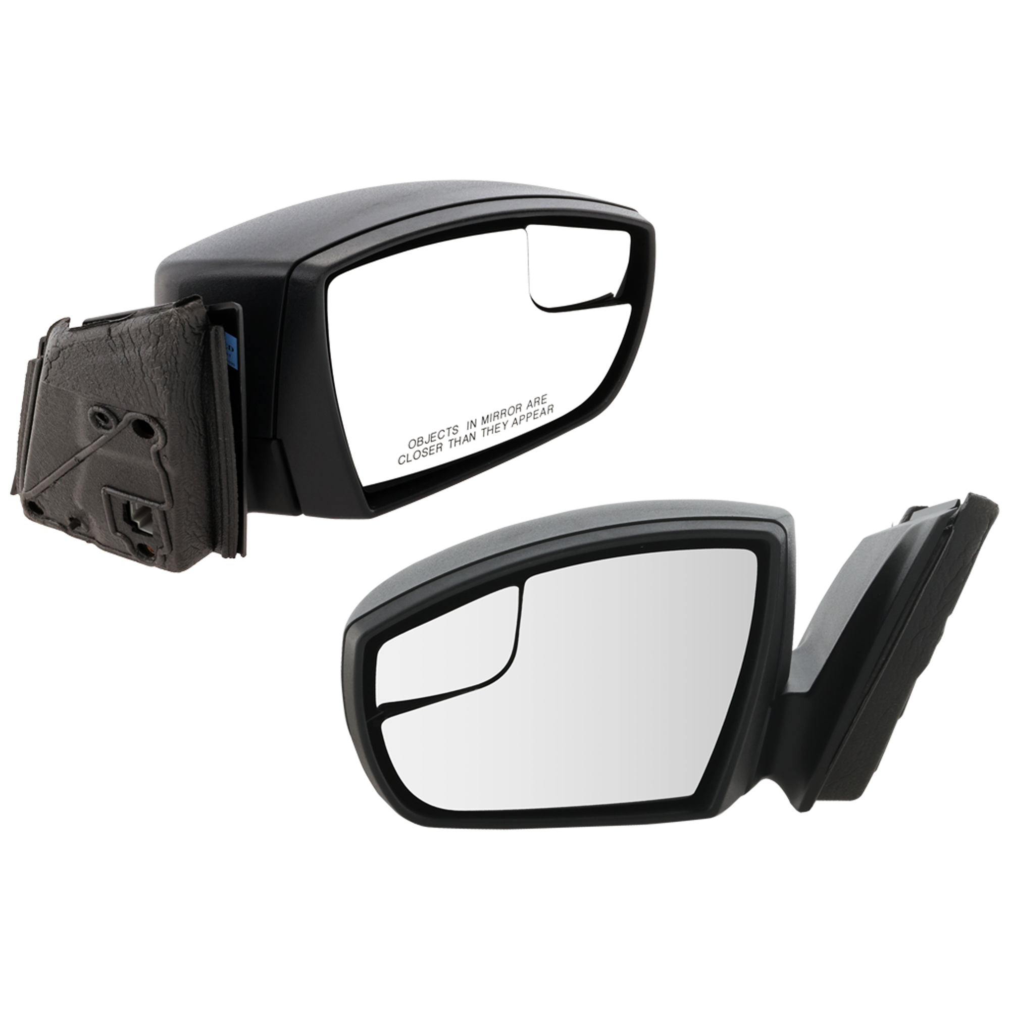 AM FOCUS 15-18 MIRROR RH AND LH Power Manual Folding Non Heated Textured w Blind Spot Glass No Puddle and Signal Lights Sedan SKU SET JFD294ER OEM F1EZ17682L F1EZ17682A F1EZ1768