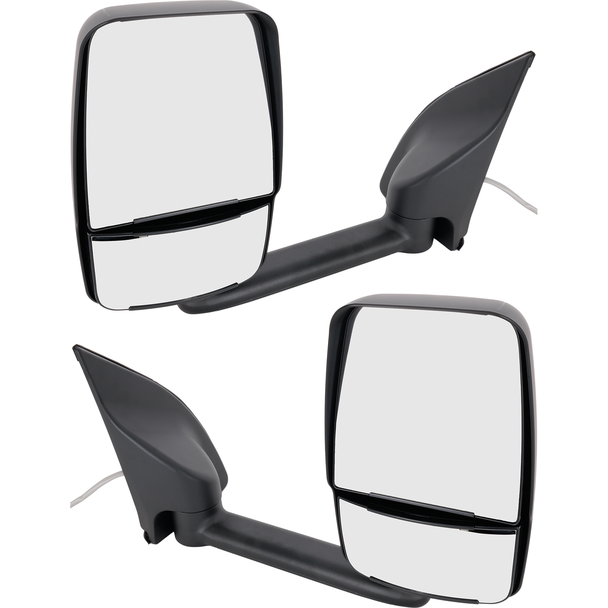 AM F SERIES SUPER DUTY 02-07 EXCURSION 03-05 TOWING MIRROR RH AND LH Power Manual Folding Heated Paintable Short Arm w Signal Light SKU SET JFD298ER S OEM 5C3Z17682EAA PFM 5C3Z17D742BAA