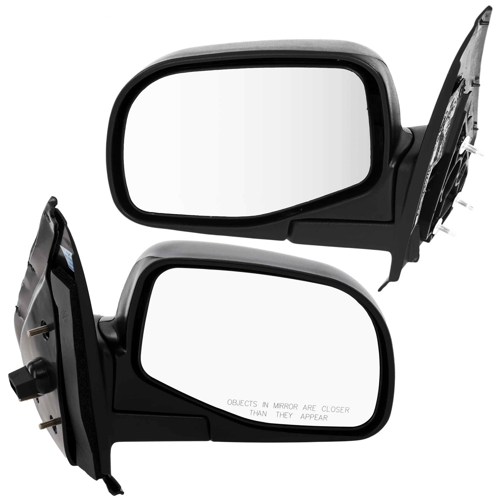 AM EXPLORER 95-01 MIRROR RH AND LH Manual Adjust Manual Folding Non Heated Textured SKU SET JFD33R Partslink FO1320153 FO1321153 OEM 3L2Z17682BAA 3L2Z17683BAA