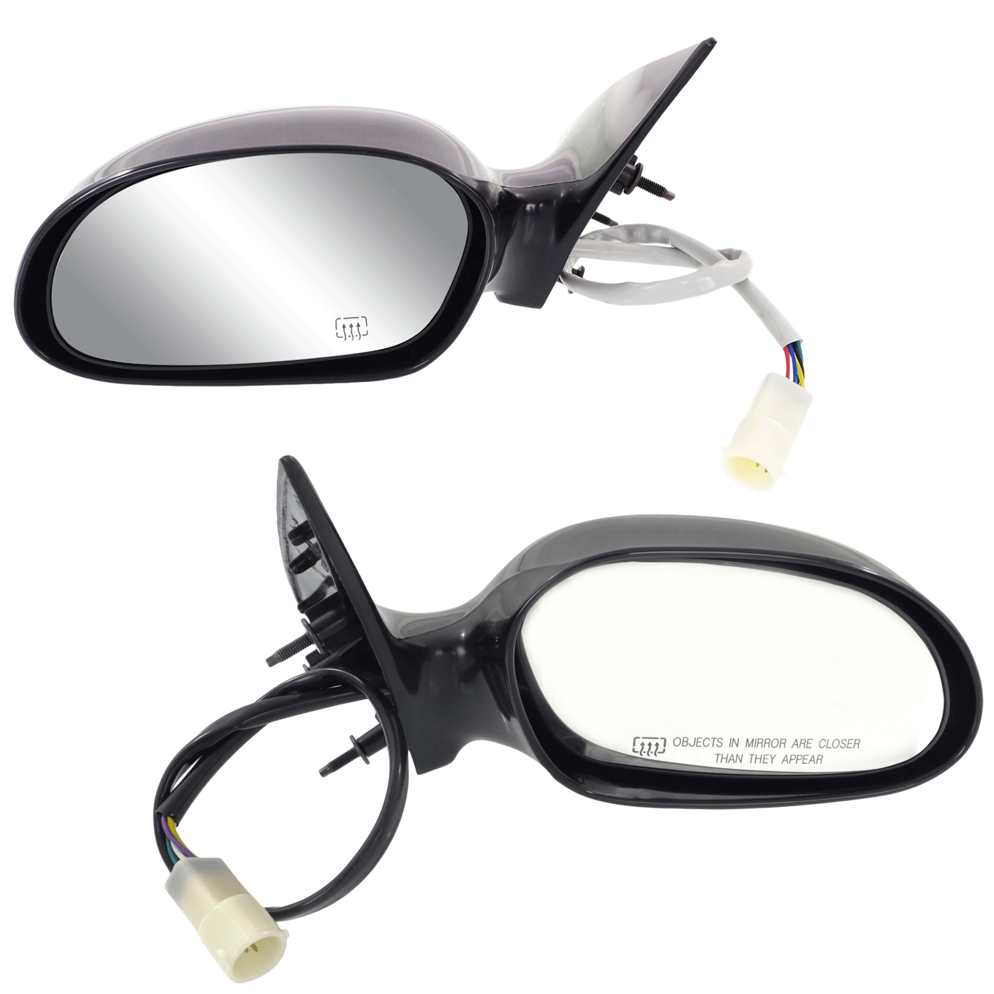 AM TAURUS SABLE 96-99 MIRROR RH AND LH Power Non Folding Heated Paintable SKU SET JFD37ER Partslink FO1320144 FO1321144 OEM XF1Z17682EAA XF1Z17682GAW