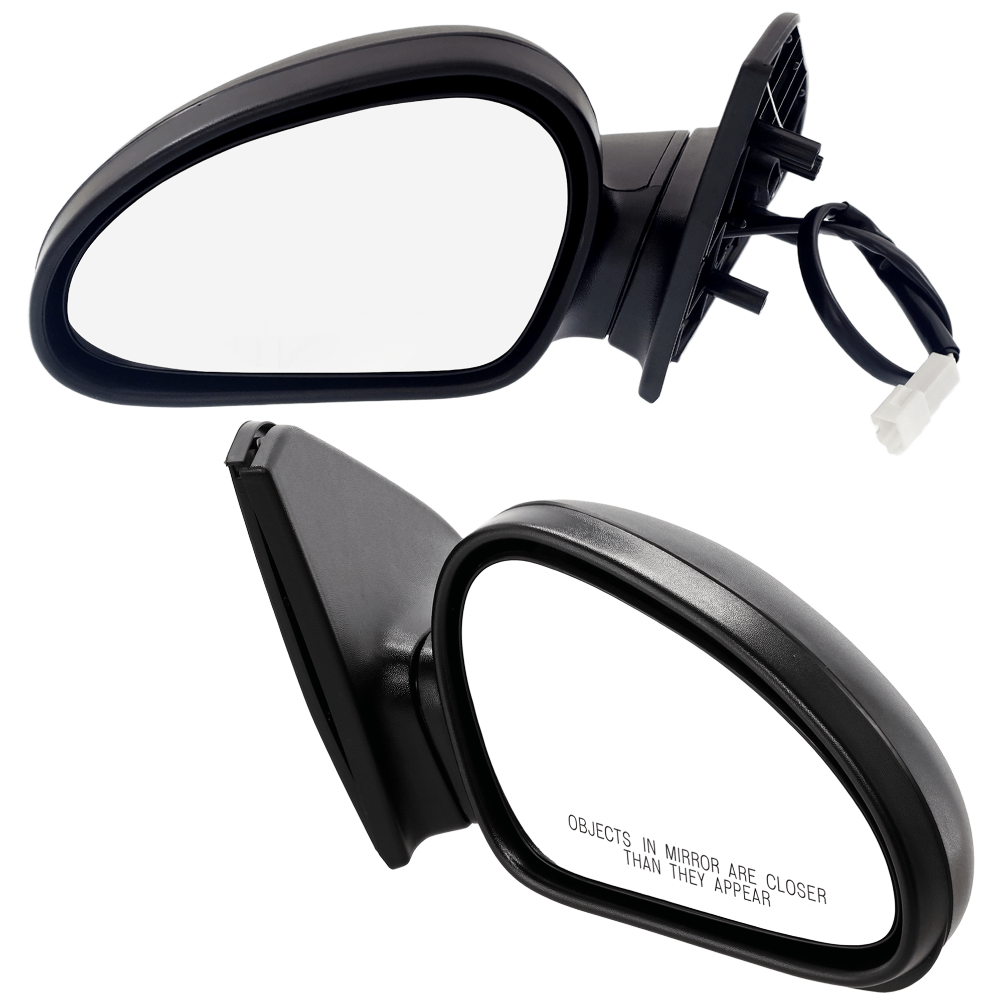 AM ESCORT 97-02 TRACER 97-99 MIRROR RH AND LH Power Non Folding Non Heated Textured No Auto dimming BSD Memory and Signal Light Escort Sedan Wagon SKU SET JFD45ER Partslink FO1320137 FO1321137 OEM F7CZ17682BA F7CZ17682DA