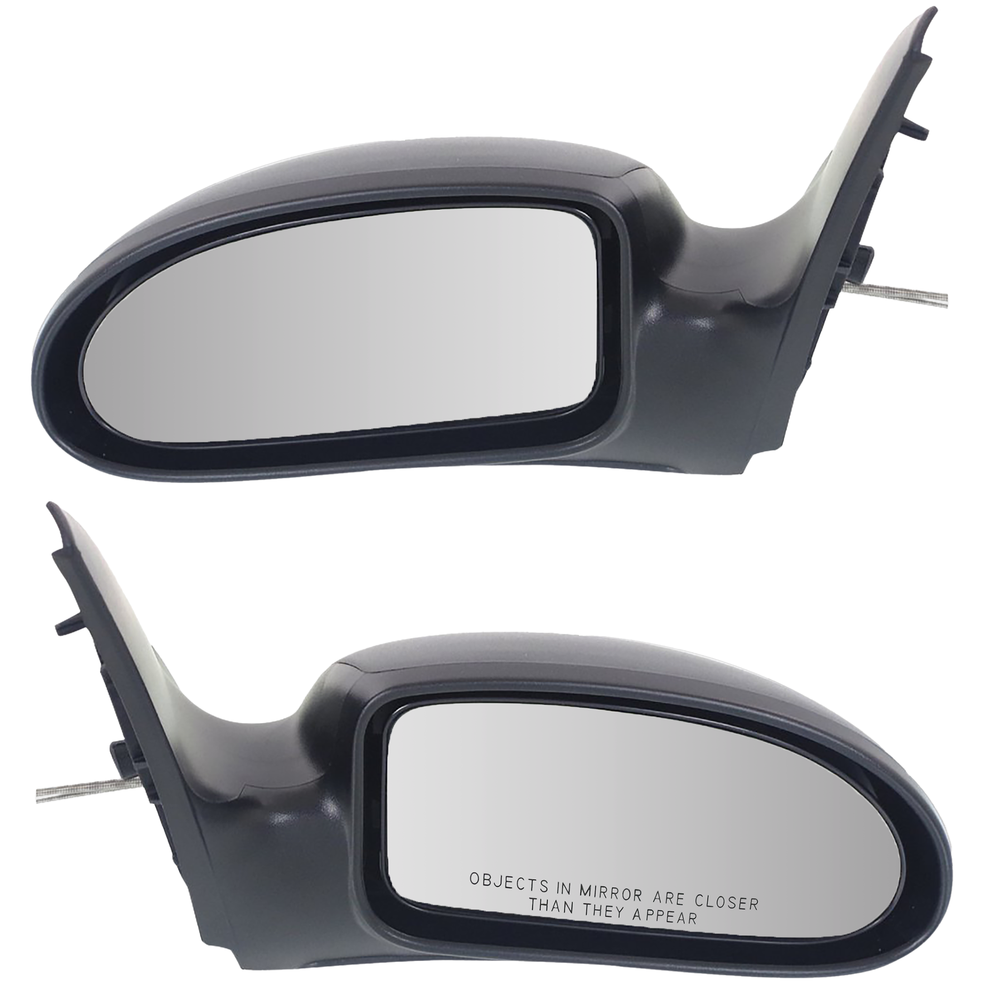 AM FOCUS 00-02 MIRROR RH AND LH Manual Adjust Non Folding Non Heated Textured To 11-28-01 SKU SET JFD54R Partslink FO1320179 FO1321179 OEM 1S4Z17682LAB 1S4Z17683LAB