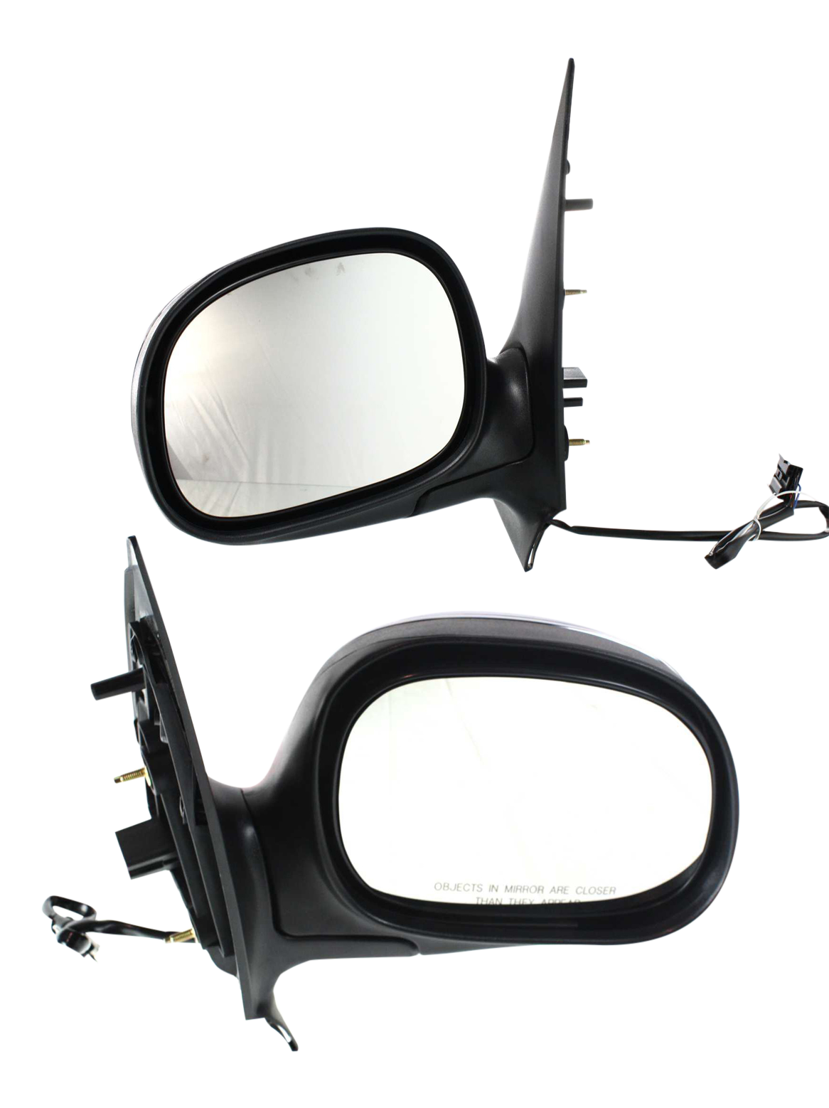 AM EXPEDITION 97-02 MIRROR RH AND LH Non Towing Power Manual Folding Heated Chrome No Auto dimming BSD Memory and Signal Light SKU SET JFD57CR Partslink FO1320159 FO1321159 OEM F85Z17682HAC F85Z17683HAB