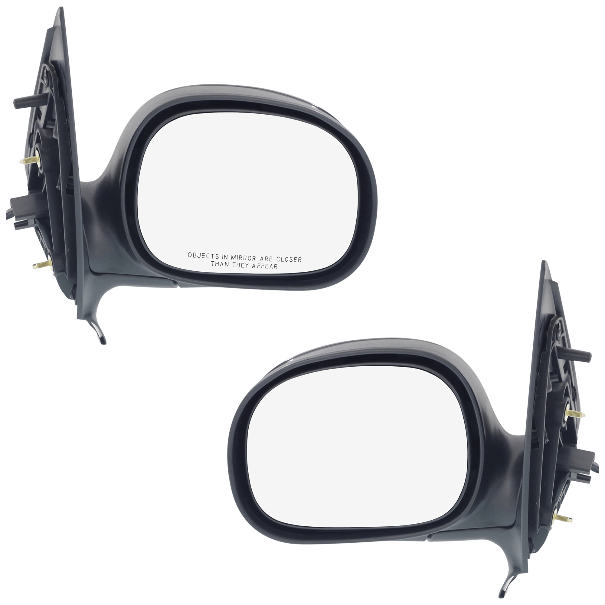 AM EXPEDITION 97-02 MIRROR RH AND LH Non Towing Power Manual Folding Heated Paintable No Signal Light SKU SET JFD57ER Partslink FO1320201 FO1321201 OEM F85Z17682HAC PFM F85Z17683HAB