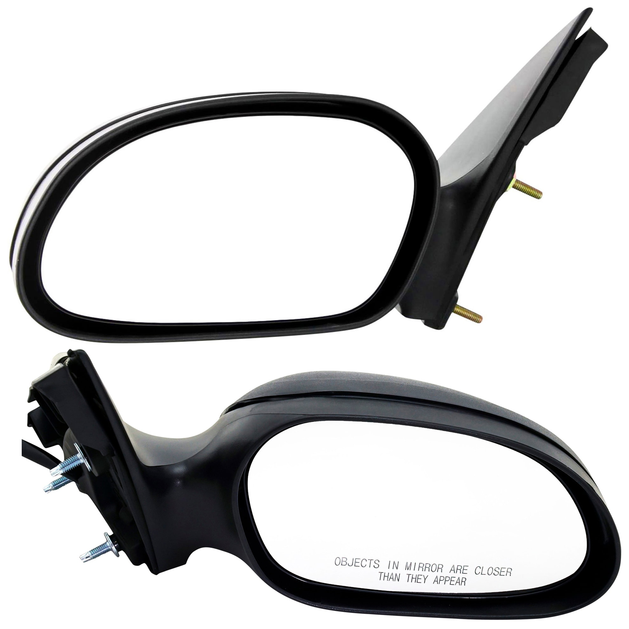 AM SABLE 00-05 TAURUS 00-07 MIRROR RH AND LH Power Non Folding Non Heated Textured No Puddle Light SKU SET JFD69ER Partslink FO1320194 FO1321194 OEM 6F1Z17682C 6F1Z17683C
