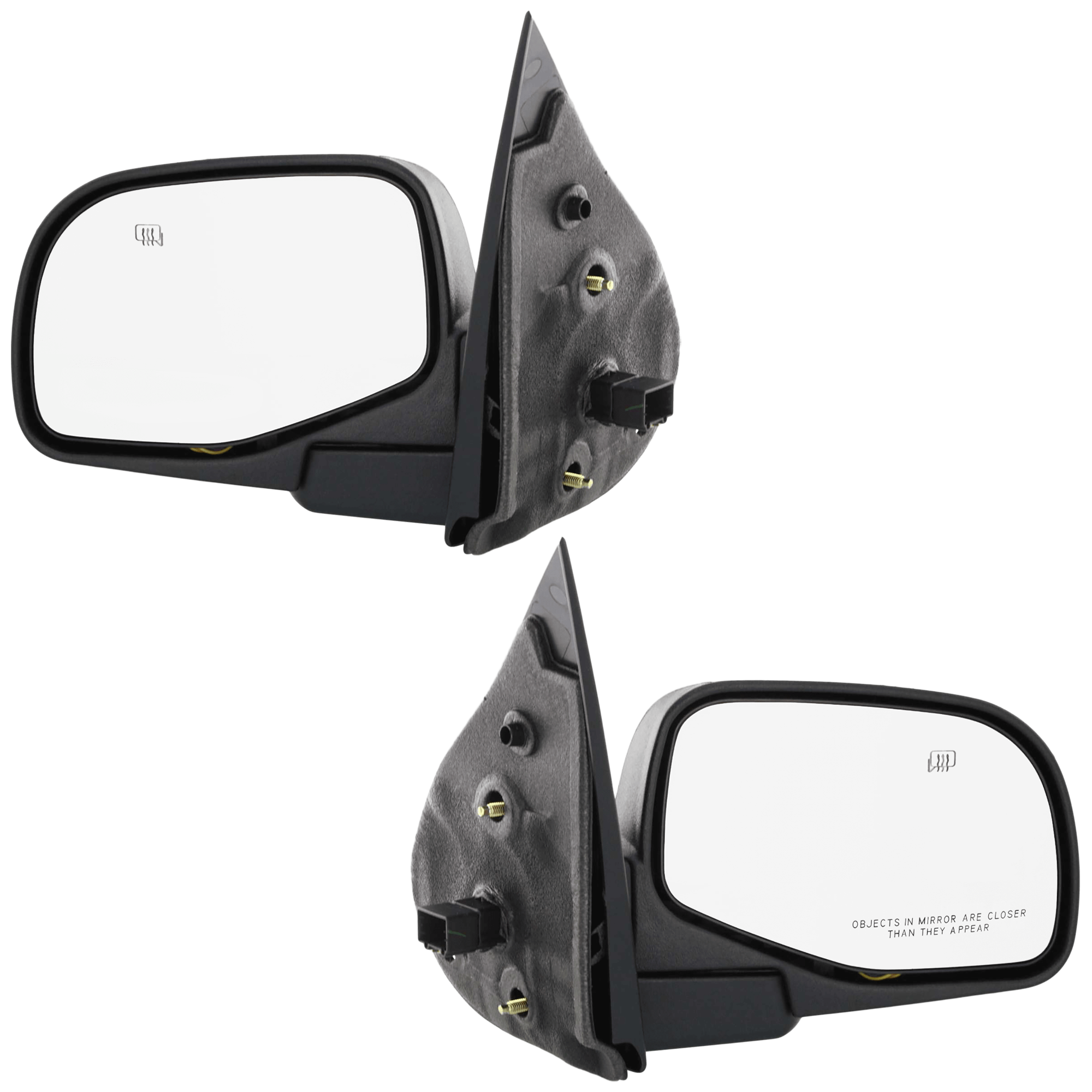AM EXPLORER 02-05 MIRROR RH AND LH Power Manual Folding Heated Textured w Puddle Light SKU SET JFD74ER Partslink FO1320212 FO1321212 OEM 1L2Z17682CAA 1L2Z17683CAA