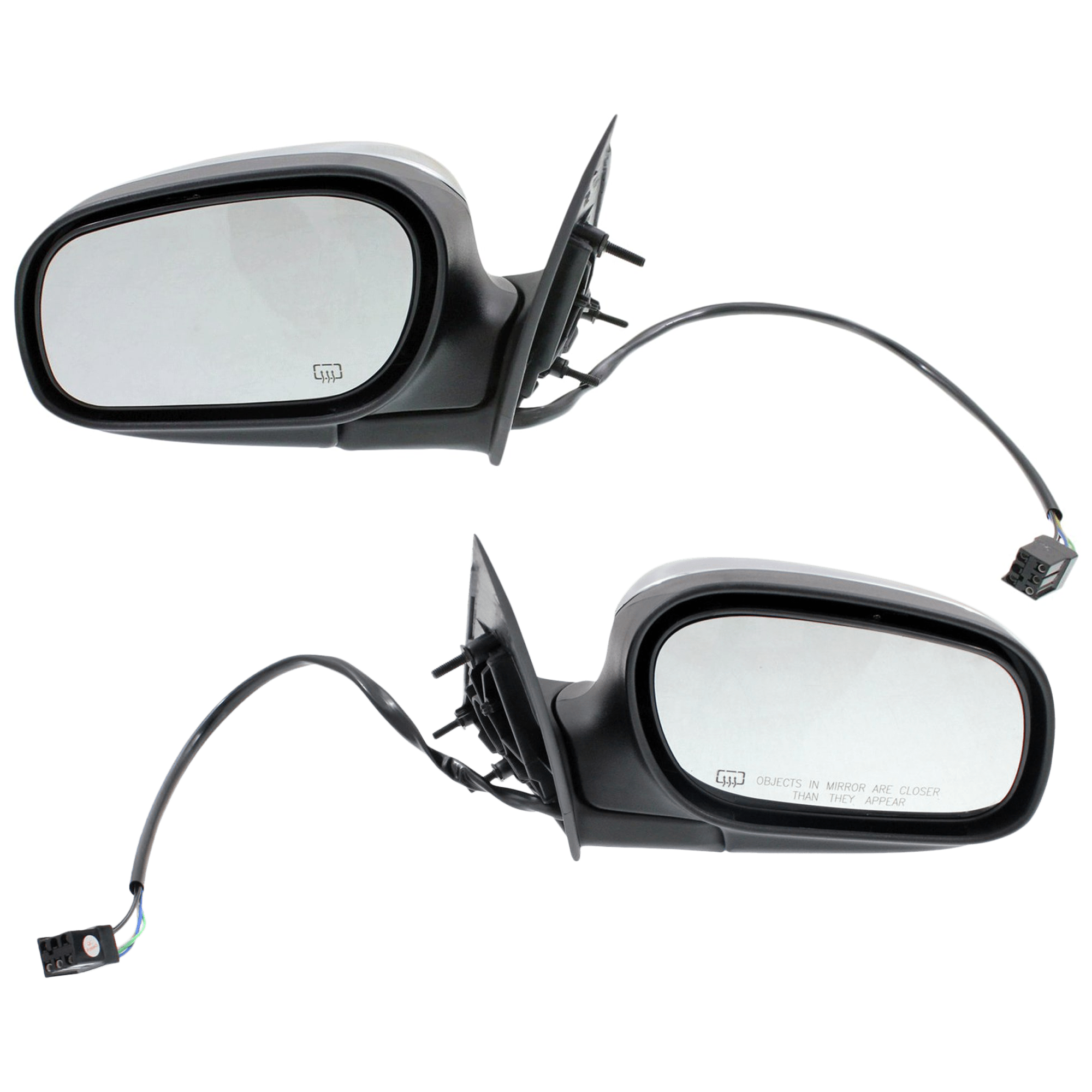 AM CROWN VICTORIA 02-08 GRAND MARQUIS 03-08 MIRROR RH AND LH Power Manual Folding Heated Chrome No Auto dimming BSD Memory and Signal Light SKU SET JFD75ER C Partslink FO1320416 FO1321416 OEM 6W7Z17682BA PFM 6W7Z17683BA PF