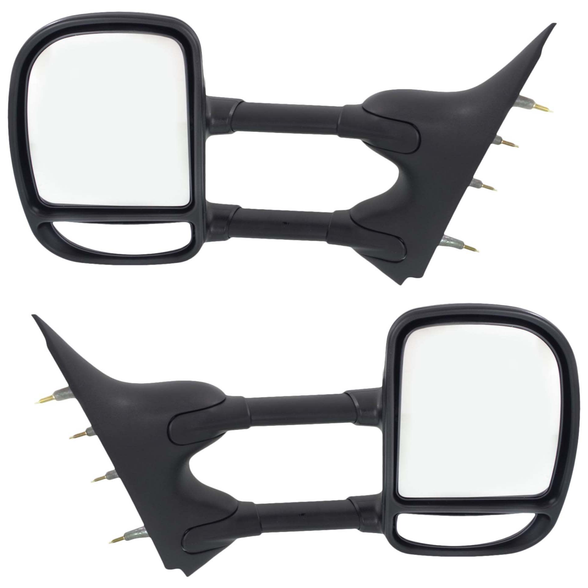 AM ECONOLINE VAN 03-14 TOWING MIRROR RH AND LH Manual Adjust Manual Folding Non Heated Textured No Auto dimming BSD Memory and Signal Light SKU SET JFD84R Partslink FO1320238 FO1321238 OEM 7C2Z17682DA 7C2Z17683DA