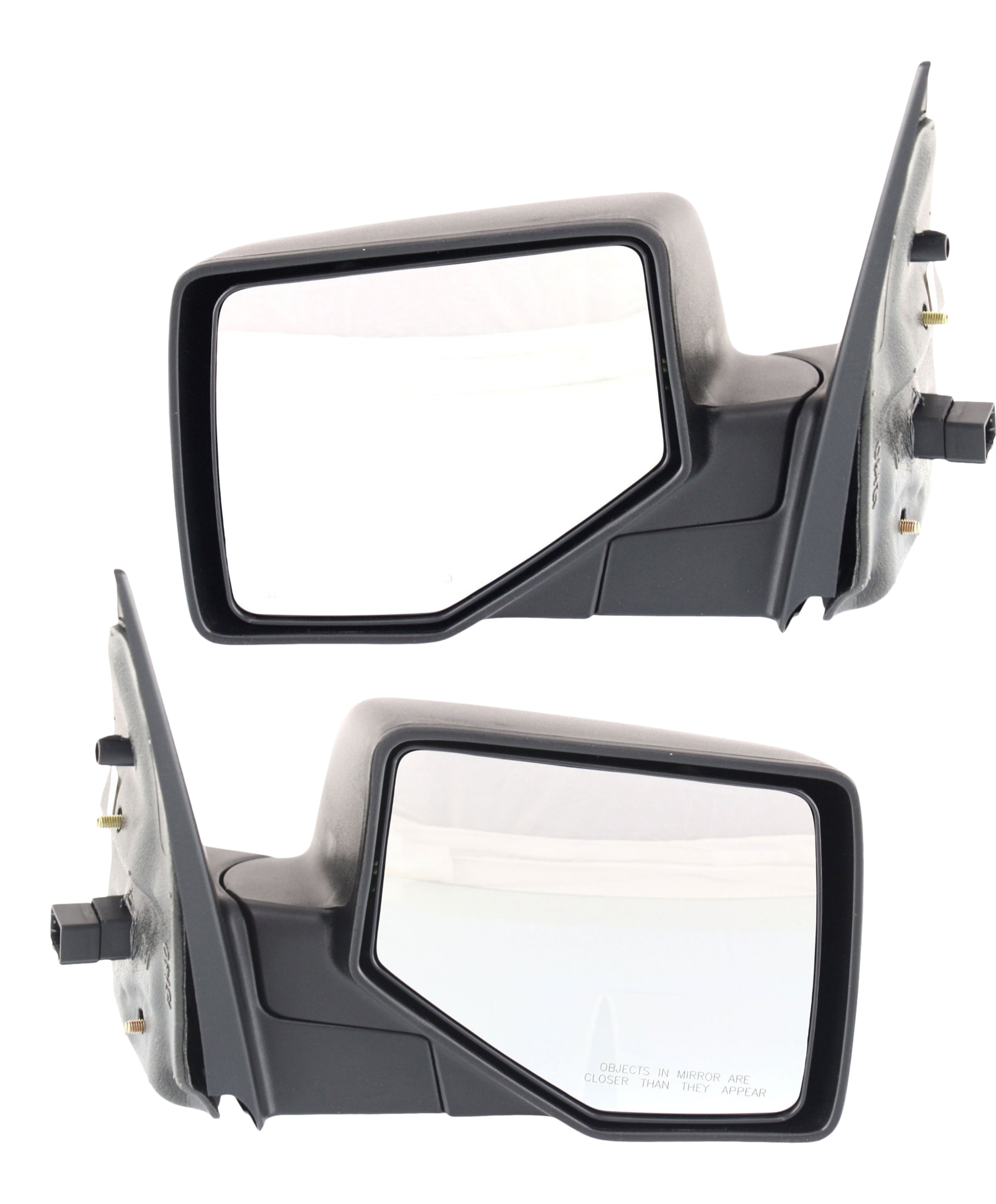 AM EXPLORER 06-10 MIRROR RH AND LH Power Manual Folding Non Heated Textured w Puddle Light SKU SET JFD97ER Partslink FO1320271 FO1321271 OEM 6L2Z17682BAA 6L2Z17683BAA