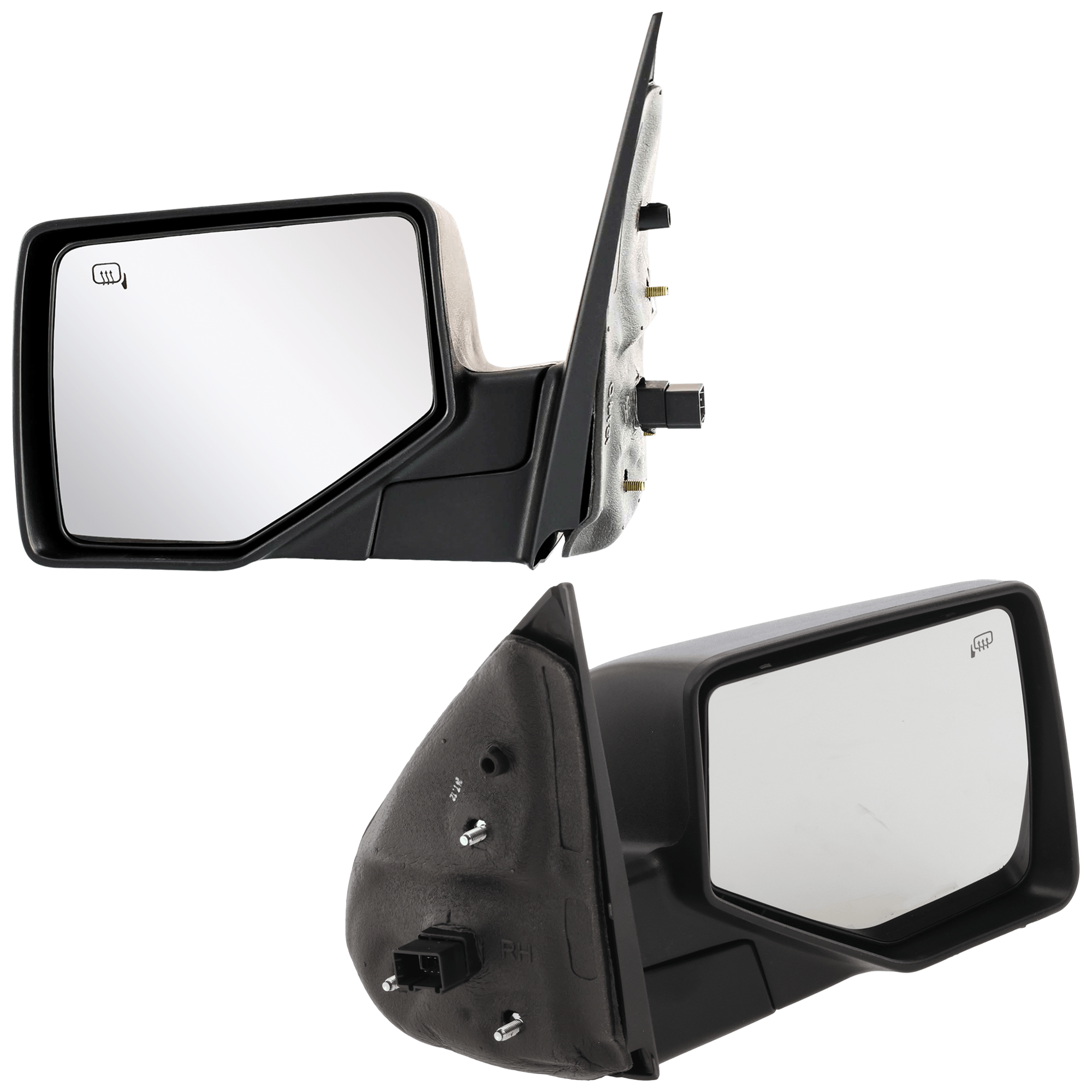 AM EXPLORER 06-10 MIRROR RH AND LH Power Manual Folding Heated Textured w Puddle Light SKU SET JFD98ER Partslink FO1320270 FO1321270 OEM 6L2Z17682CAA 6L2Z17683CAA
