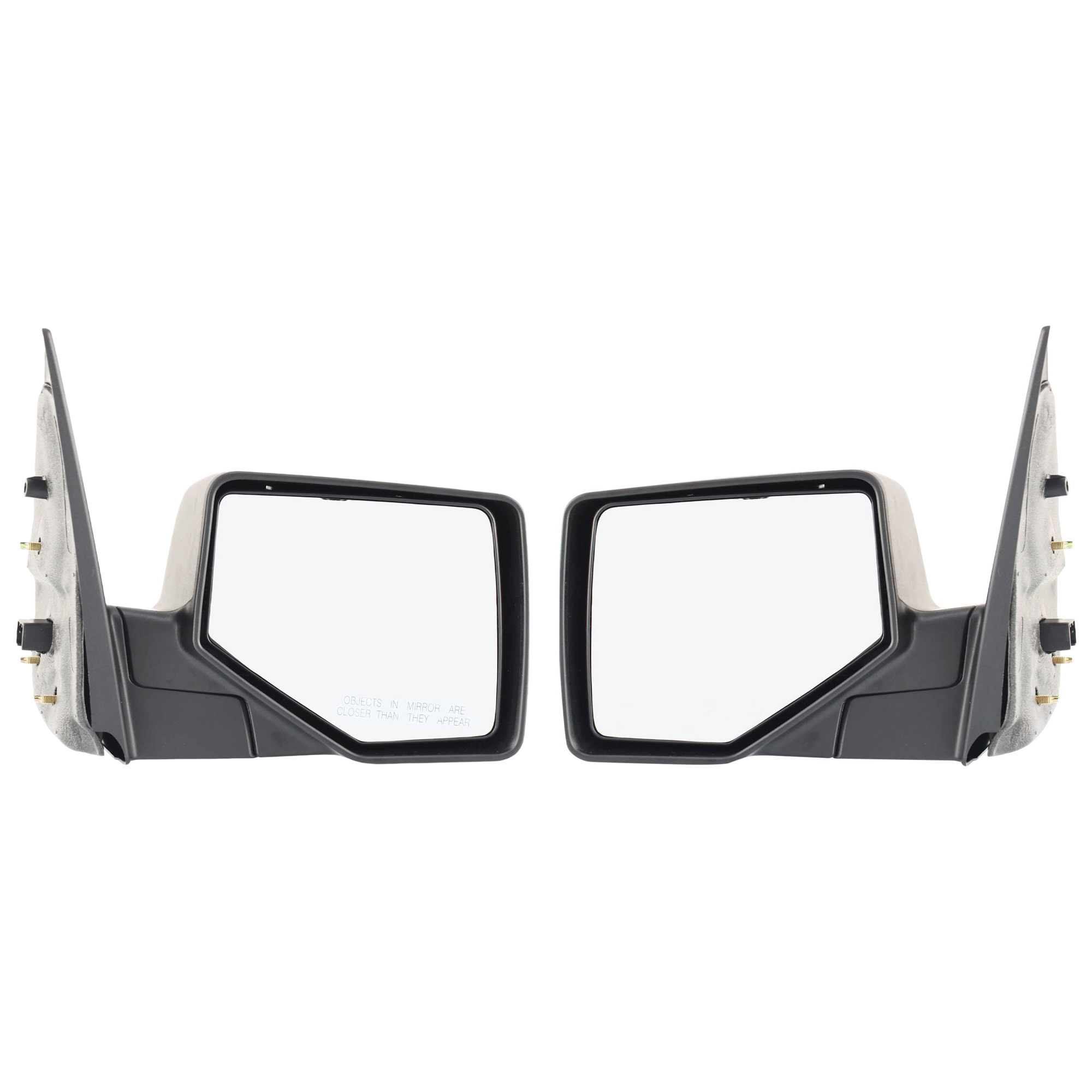 AM EXPLORER 06-10 MIRROR RH AND LH Manual Adjust Manual Folding Non Heated Chrome w Black Base SKU SET JFD98R OEM 6L2Z17682DAA PFM 6L2Z17683DAA