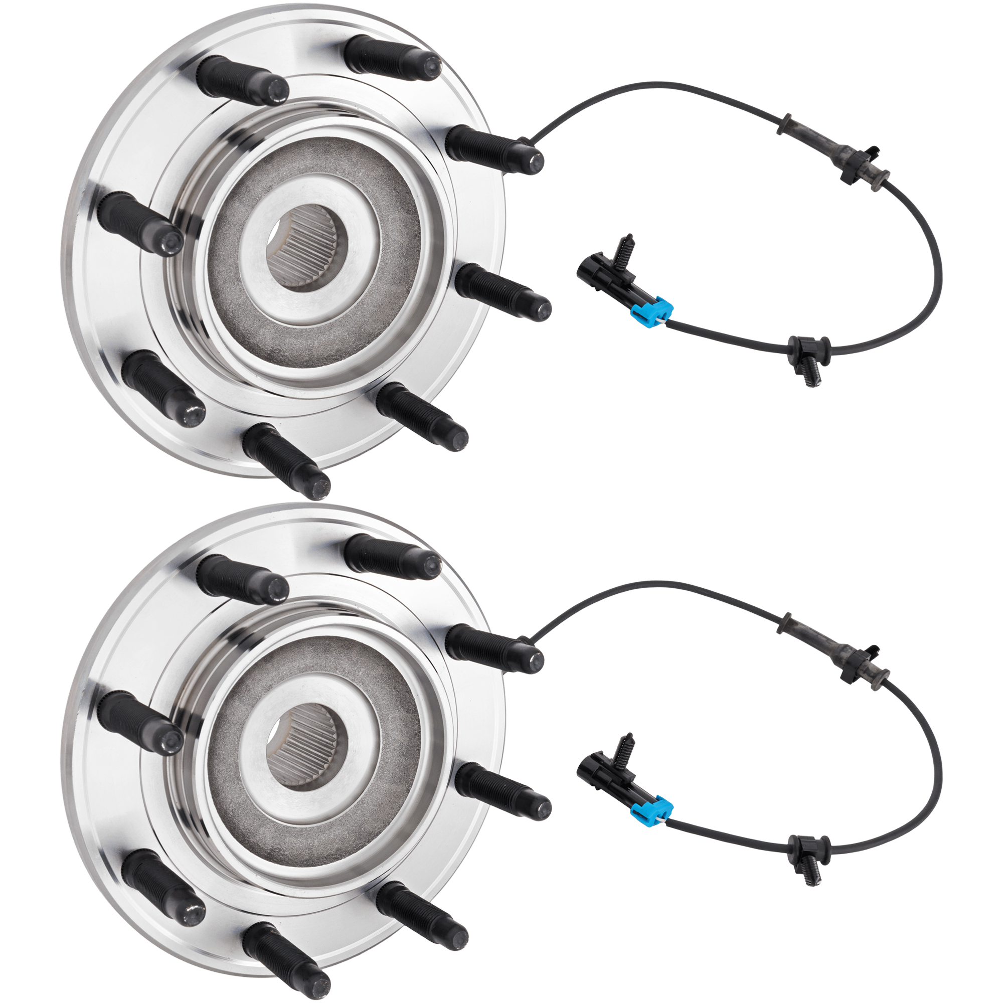 AM SUBURBAN 2500 YUKON XL 2500-07-13 FRONT HUB ASSEMBLY RH AND LH 8 Studs 8 x 6.5 in. Bolt Pattern SKU SET JG283714-2 OEM 20980075