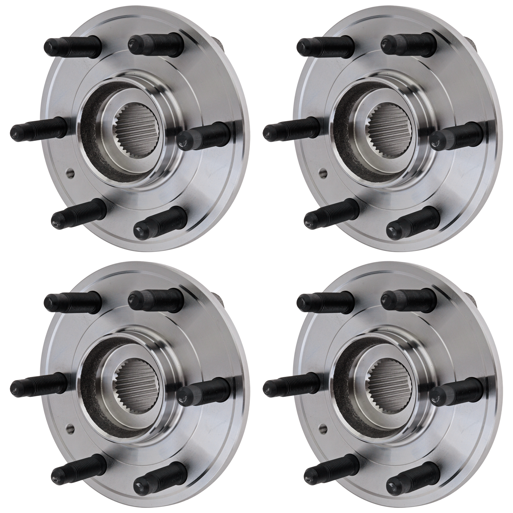 AM ENCLAVE 08-17 FRONT AND REAR HUB ASSEMBLY RH AND LH 5 Studs AWD FWD SKU SET JG283715-4 OEM 22756832