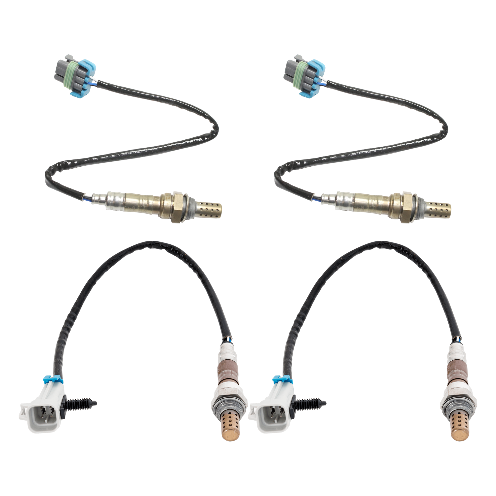 AM ACADIA OUTLOOK 07-08 VUE 08-10 OXYGEN SENSOR Set of 4 Before and After Catalytic Converter Front and Rear SKU SET JG960907-4