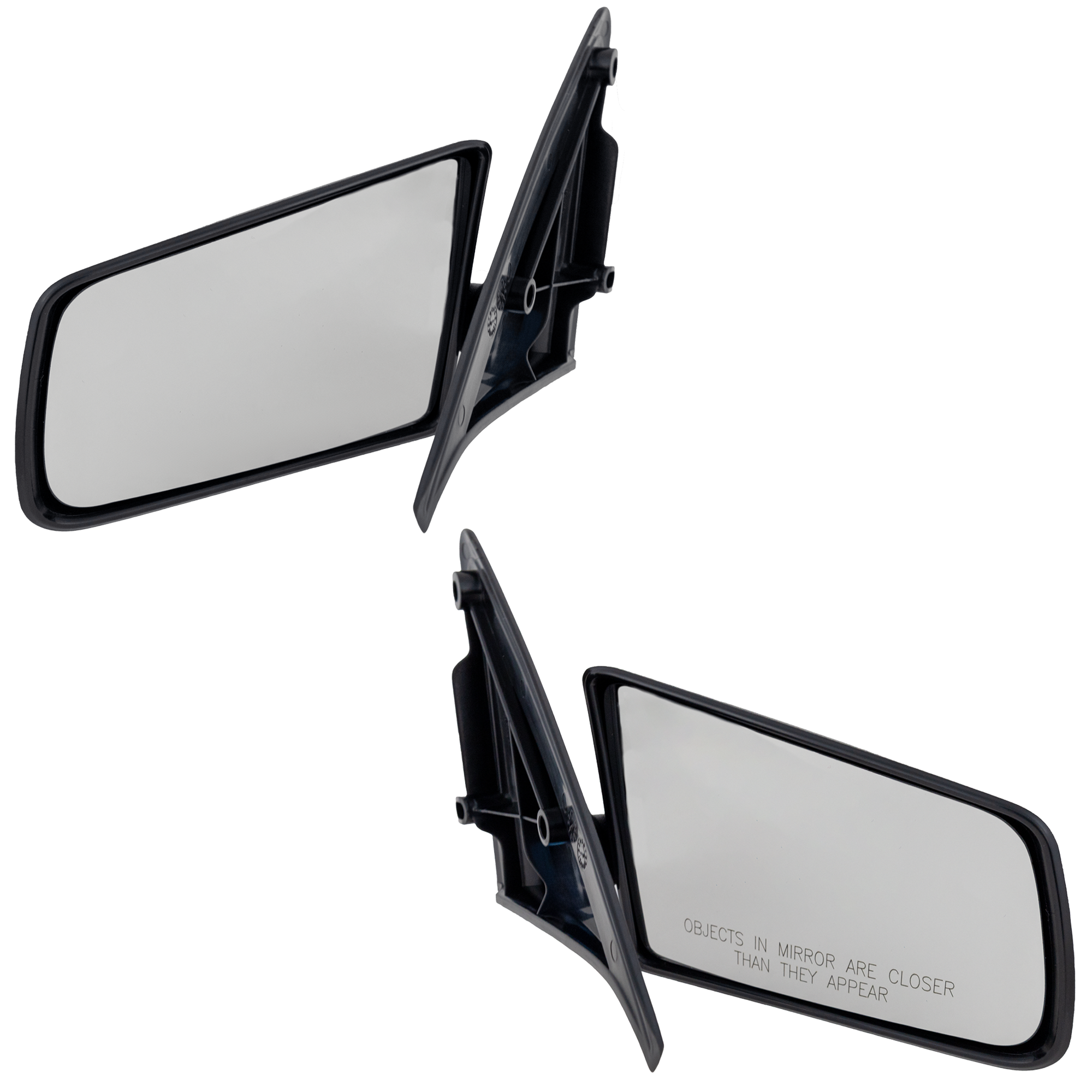 AM S10 PICKUP 82-93 S10 BLAZER 83-94 MIRROR RH AND LH Manual Adjust Manual Folding Non Heated Textured Standard Type SKU SET JGM11SR Partslink GM1320128 GM1321128 OEM 15675113-14058007-15675114-140