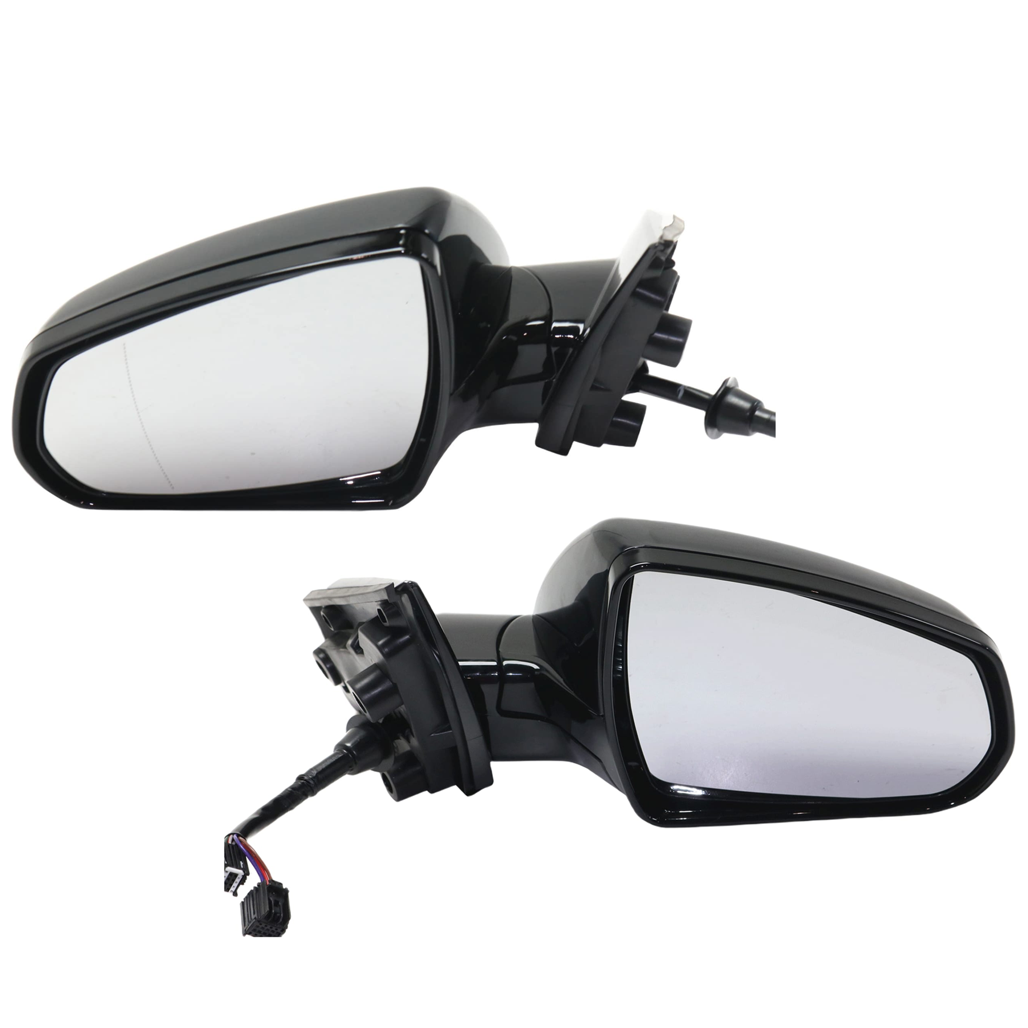 AM SRX 10-12 MIRROR RH AND LH Power Power Folding Heated Paintable w Memory w o Etched Warning SKU SET JGM157ER Partslink GM1320446 GM1321446 OEM 22847422 PFM 23251490 PFM